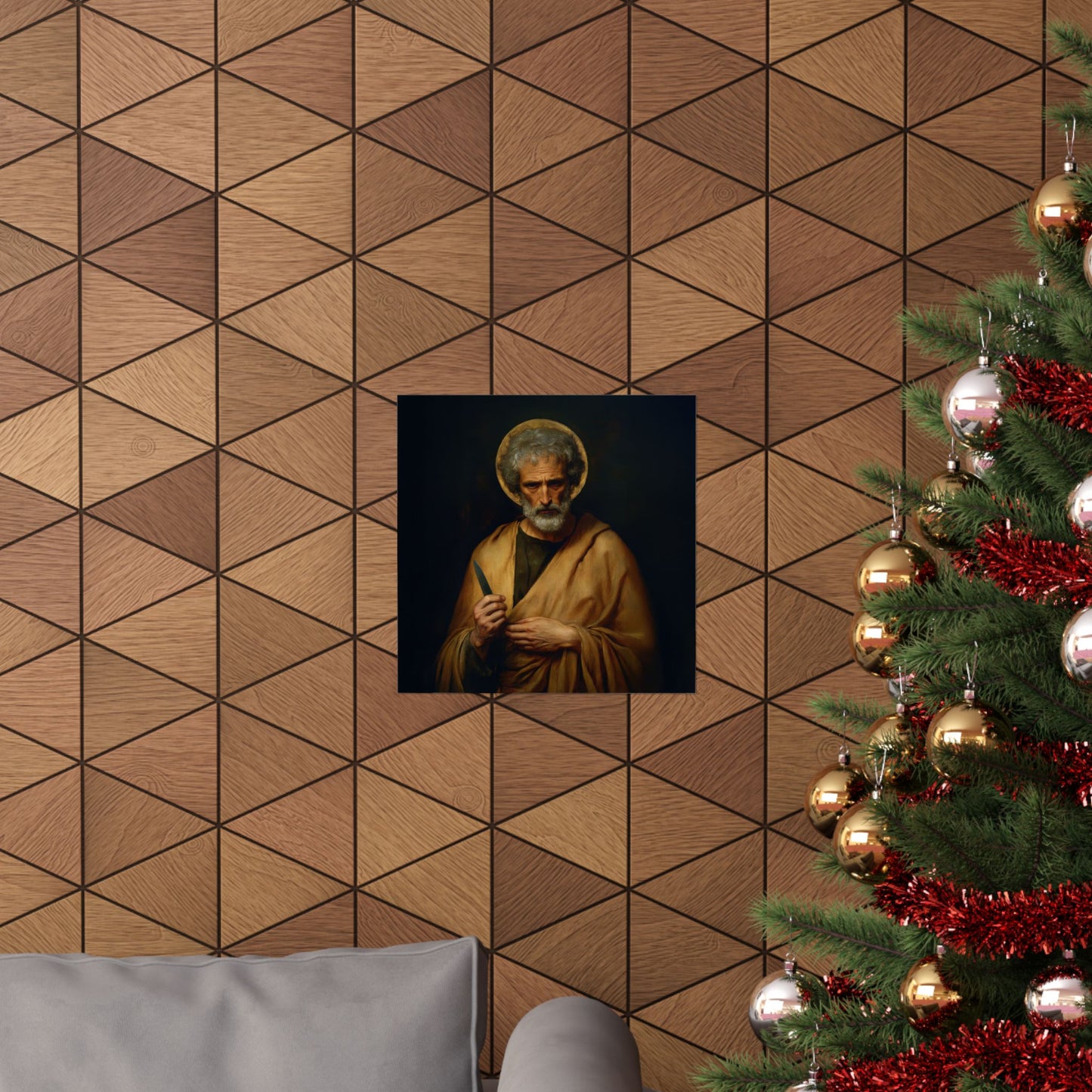 Saint Bartholomew the Apostle - Sanctified Souls Print - Multiple Sizes - Premium Matte Vertical Posters