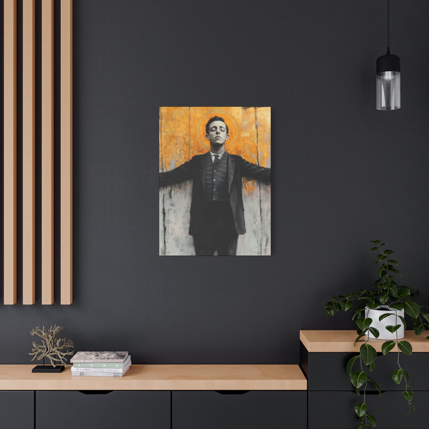 Blessed Miguel Pro- Gallery Wrapped Canvas - Print - Religious Art for your Home - Catholic Saint Art Print - Home Decor - Catholic Art