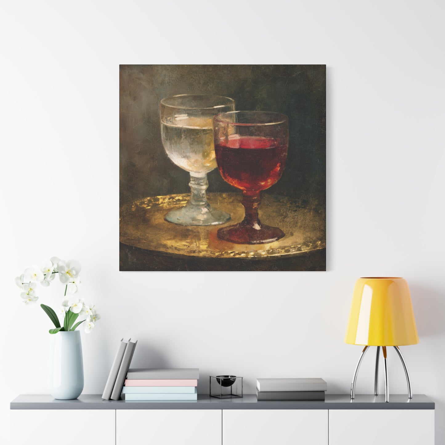 Cana and the Miracle of Abundance - Water into Wine - Gallery Wrapped Canvas - Print - Religious Art for your Home - Catholic Art Print