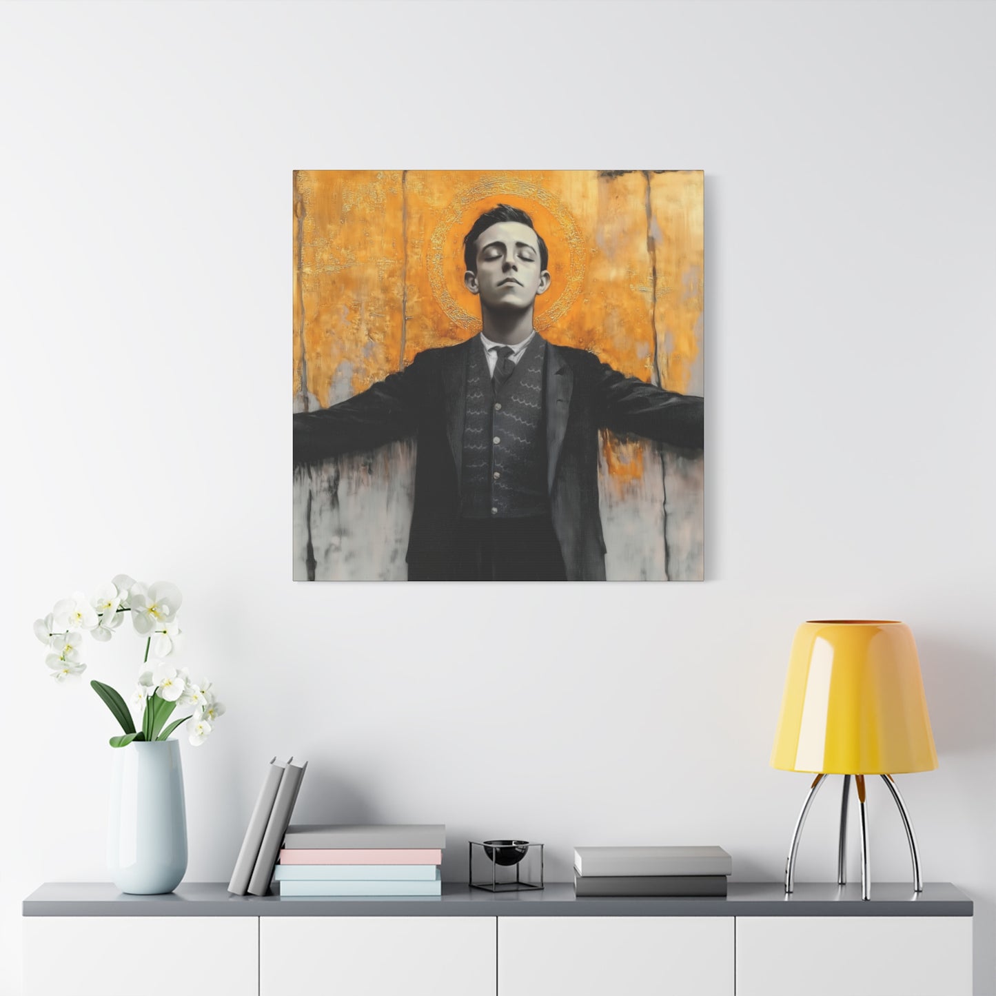 Blessed Miguel Pro- Gallery Wrapped Canvas - Print - Religious Art for your Home - Catholic Saint Art Print - Home Decor - Catholic Art