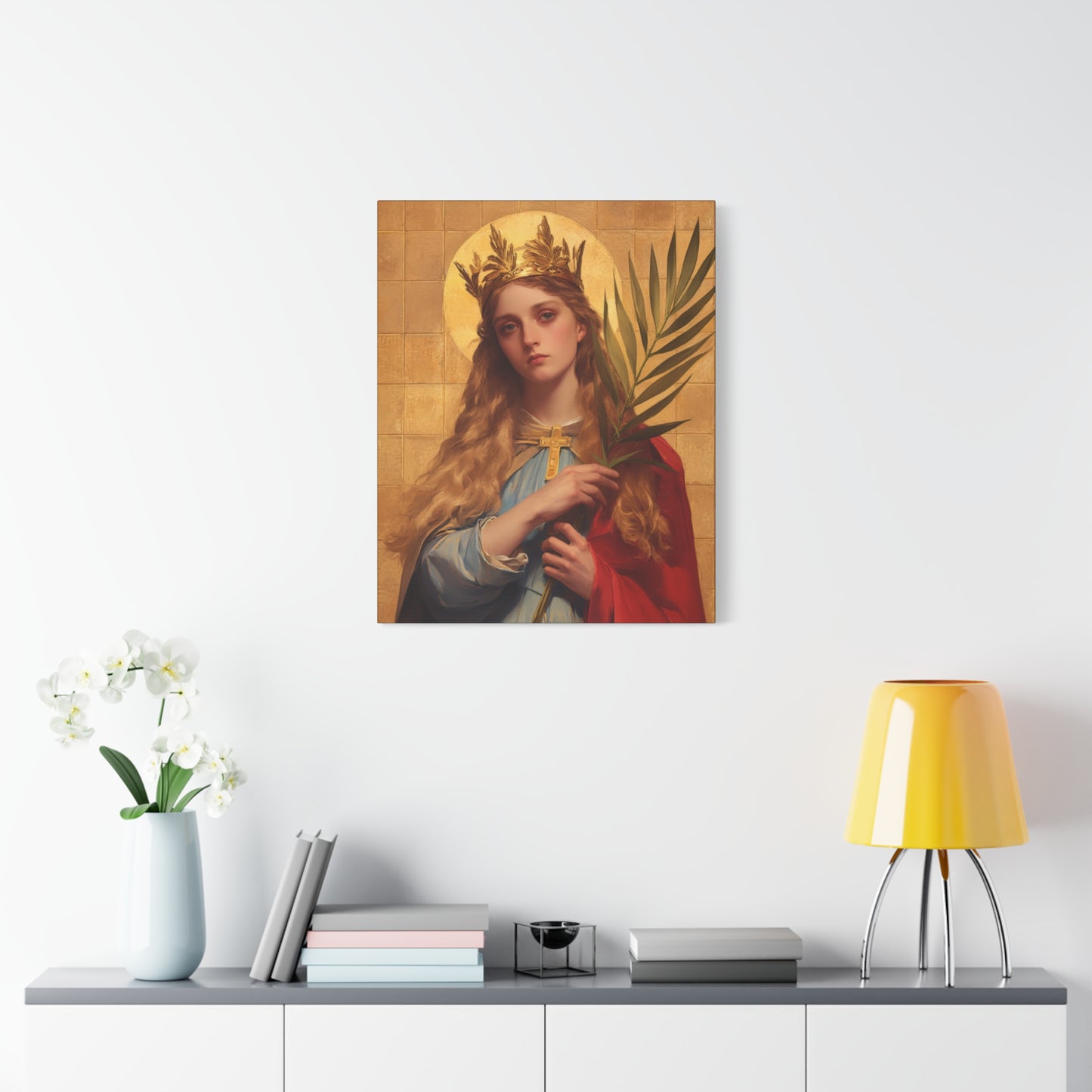 Saint Agrippina - Gallery Wrapped Canvas - Print - Religious Art for your Home - Catholic Art