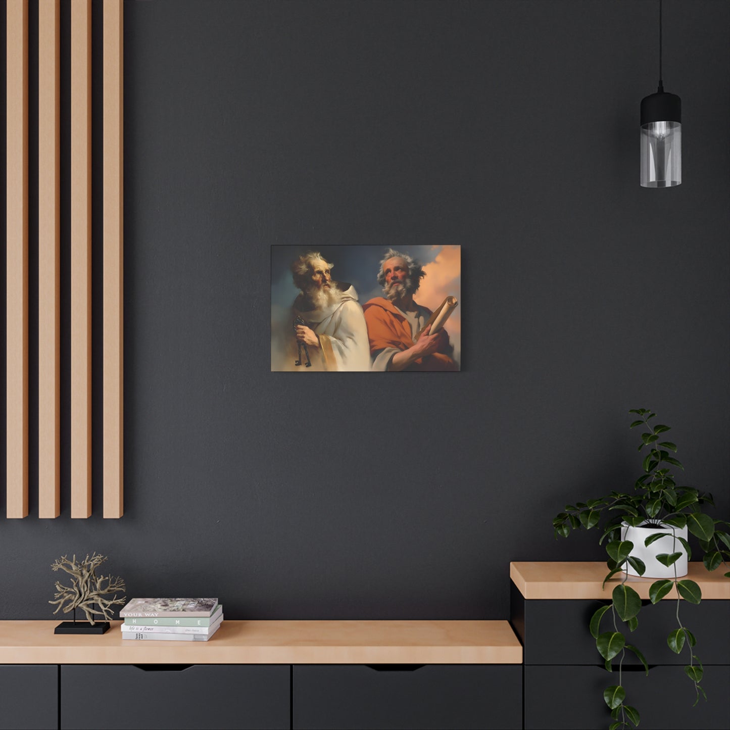 Saint Peter and Saint Paul - Museum Wrapped Canvas - Print - Religious Art for your Home - Christian print