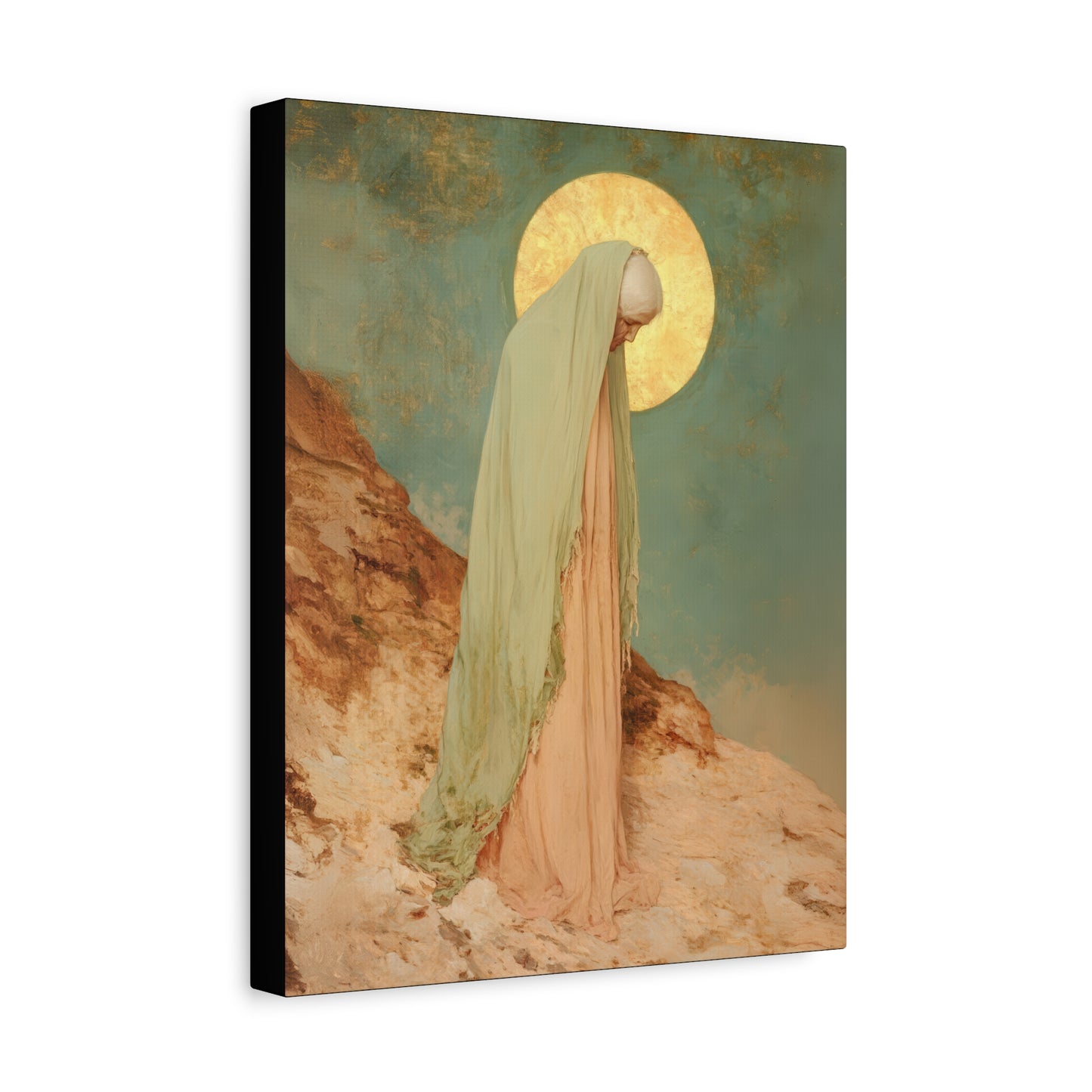 Saint Melania the Elder - Desert Mother - Gallery Wrapped Canvas - Print - Religious Art for your Home - Catholic Art Print