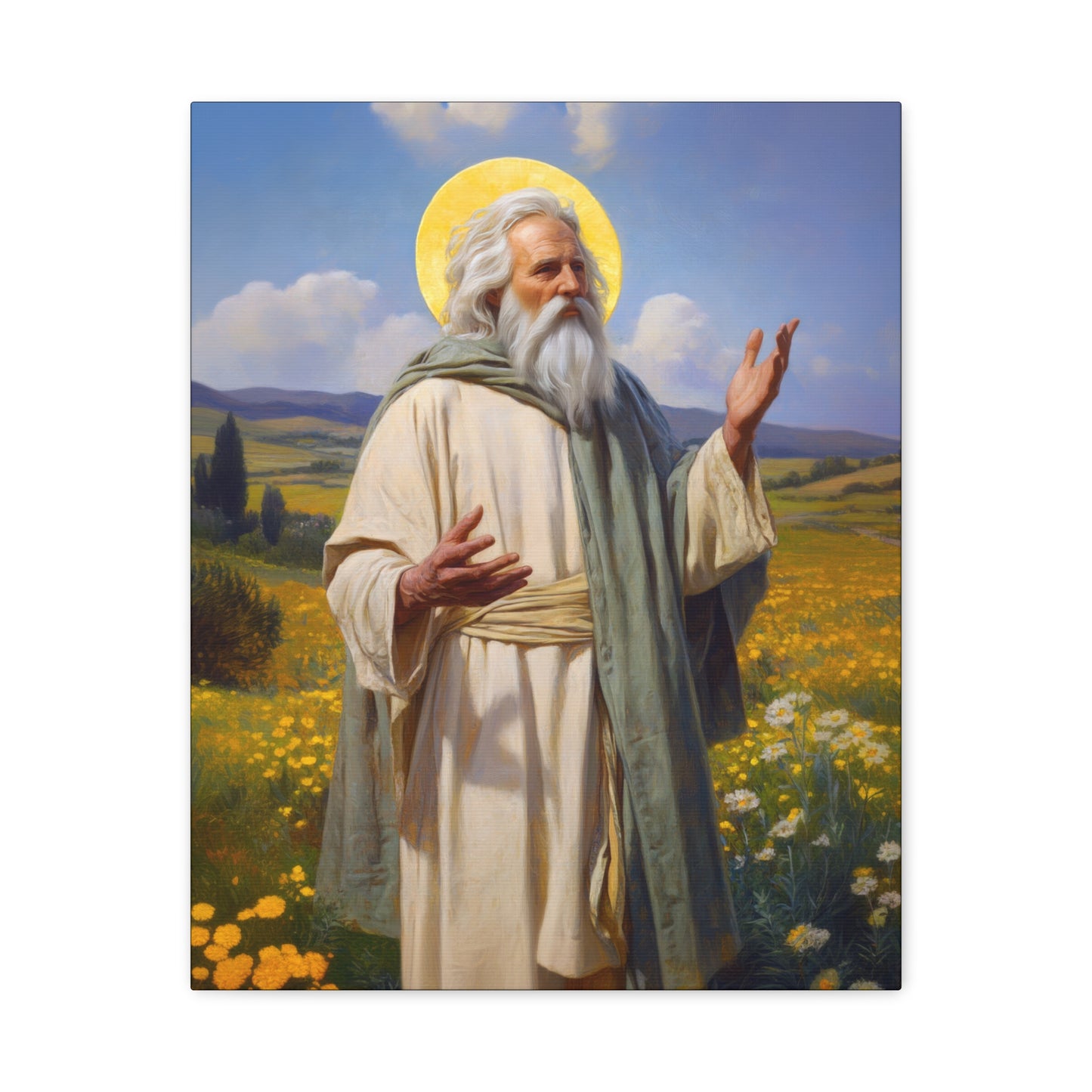 Saint Hilary of Arles - Gallery Wrapped Canvas - Print - Religious Art for your Home - Catholic Art Print