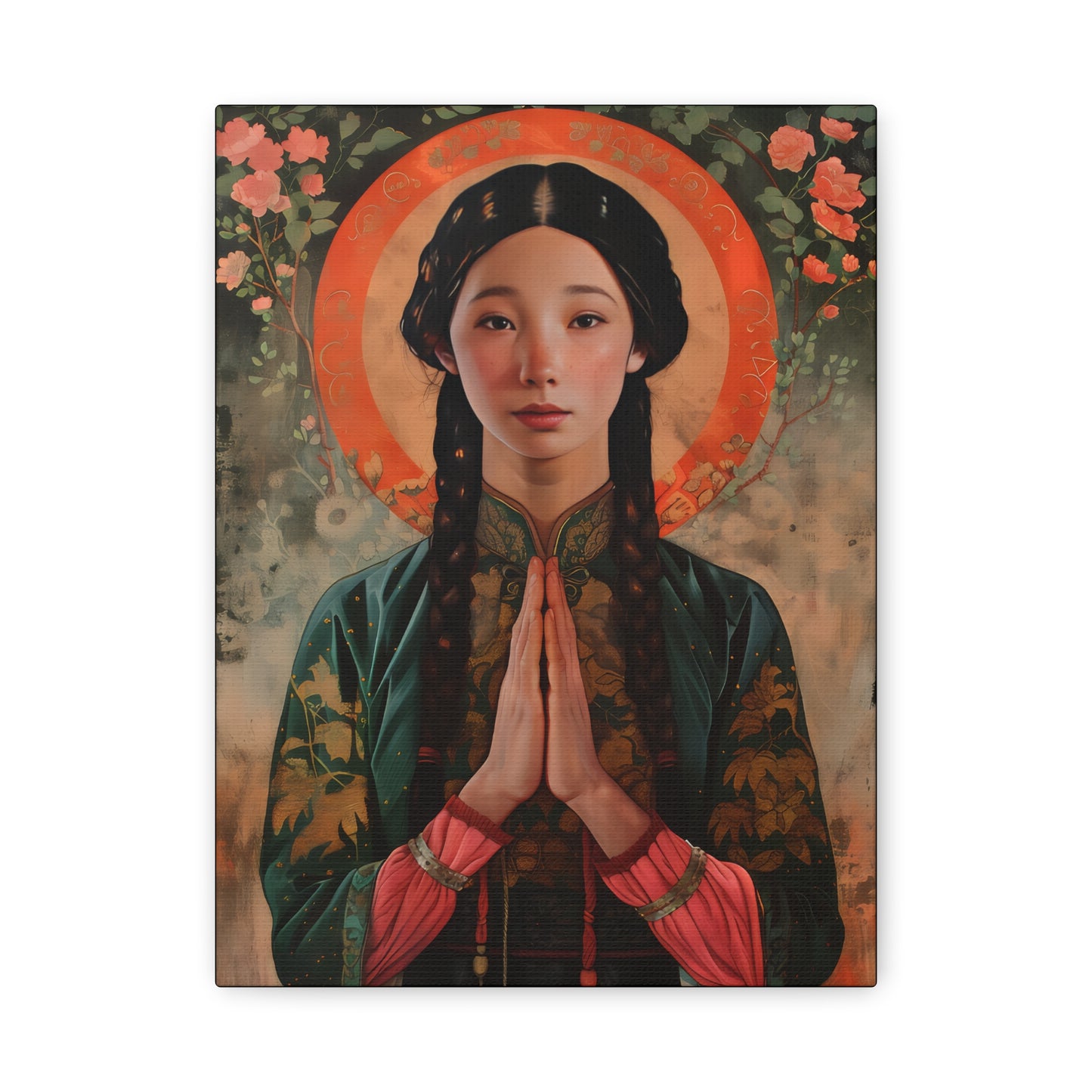Saint Anna Wang - Museum Wrapped Canvas - Sanctified Souls Print - Art for your Home - Religious Art -  Martyr of China