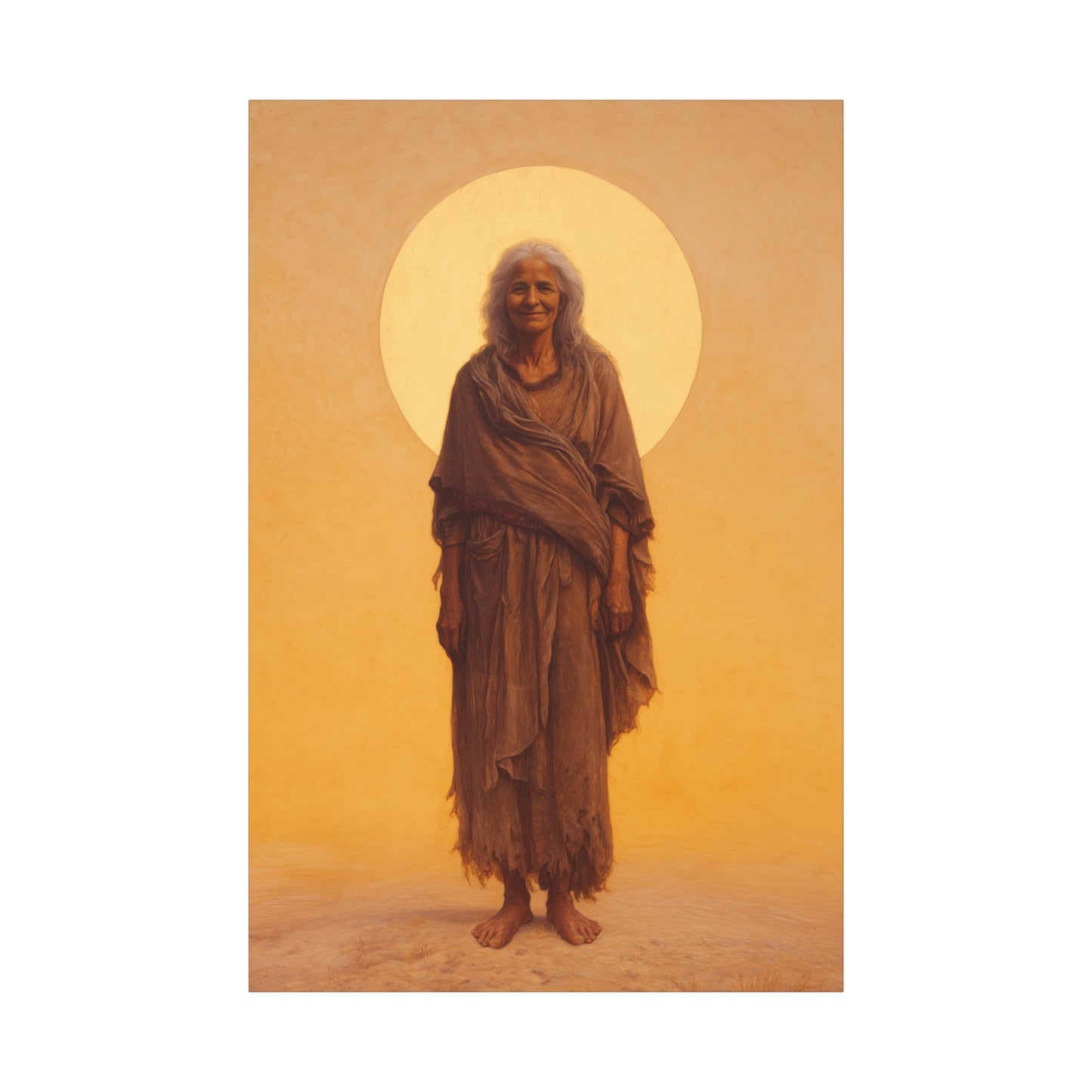 Saint Mary of Egypt - Desert Mother - Gallery Wrapped Canvas - Print - Religious Art for your Home - Catholic Art