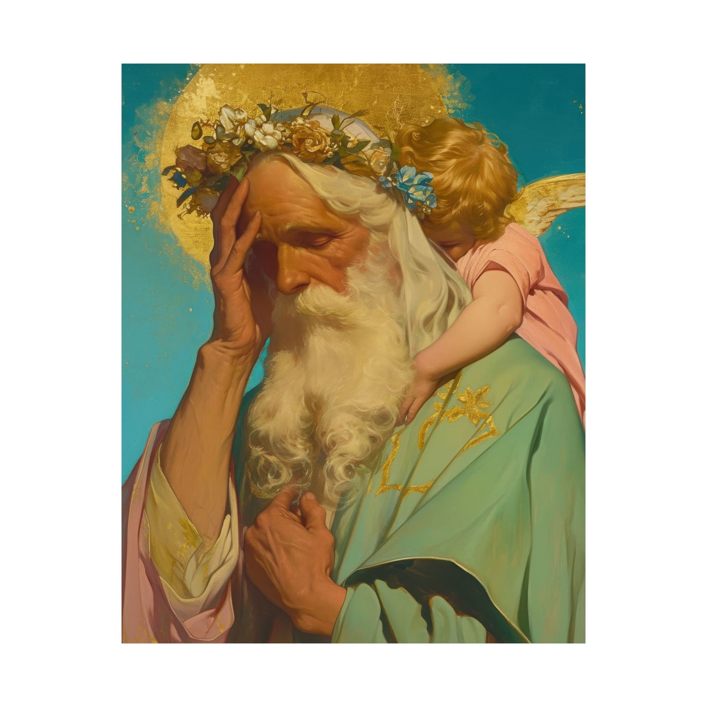Saint Alexis Falconieri - Sanctified Souls Print - Multiple Sizes - Premium Posters - Catholic Art - Christian Home Decor Artwork