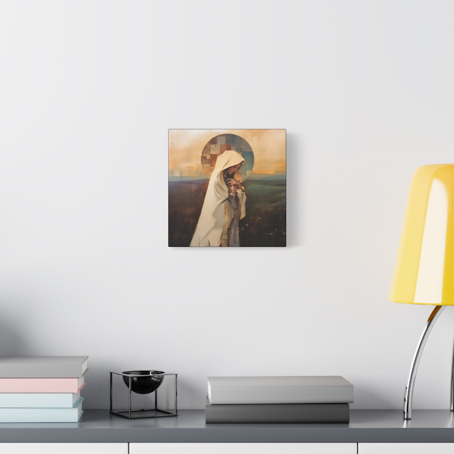 Our Lady of the Prairie - Multiple Sizes - Catholic Home art - Museum Wrapped Canvas - Sanctified Souls Print