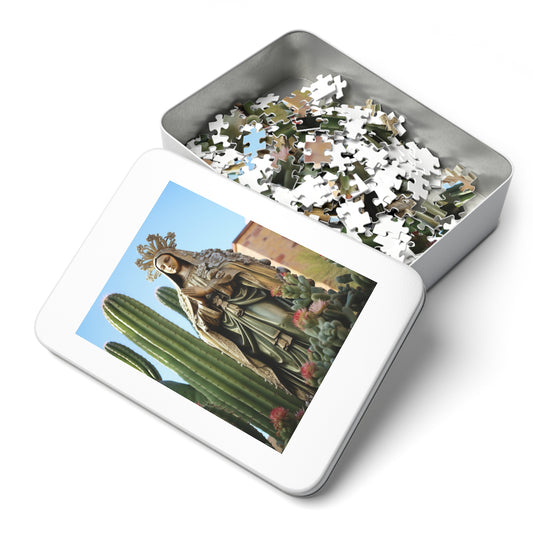 Our Lady of Guadalupe - Puzzle and Keepsake Tin - Religious Jigsaw Puzzle (30, 110, 252, 500,1000-Piece) - Religious Puzzle