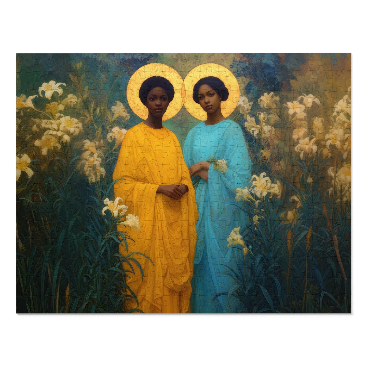 Saint Perpetua and Saint Felicity - Puzzle and Keepsake Tin - Religious Jigsaw Puzzle (30, 110, 252, 500,1000) - Gift for Catholic Families