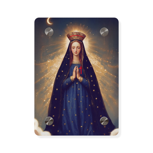 Our Lady of Pontmain Wall Art Panel - Ready to Hang Acrylic Print - Catholic Saint Art - Patron Saint Print - Mother Mary Art