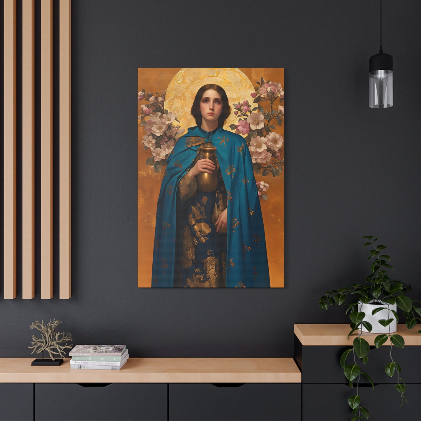 Anastasia the Patrician of Alexandria  - Museum Wrapped Canvas - Sanctified Souls Print - Religious Art