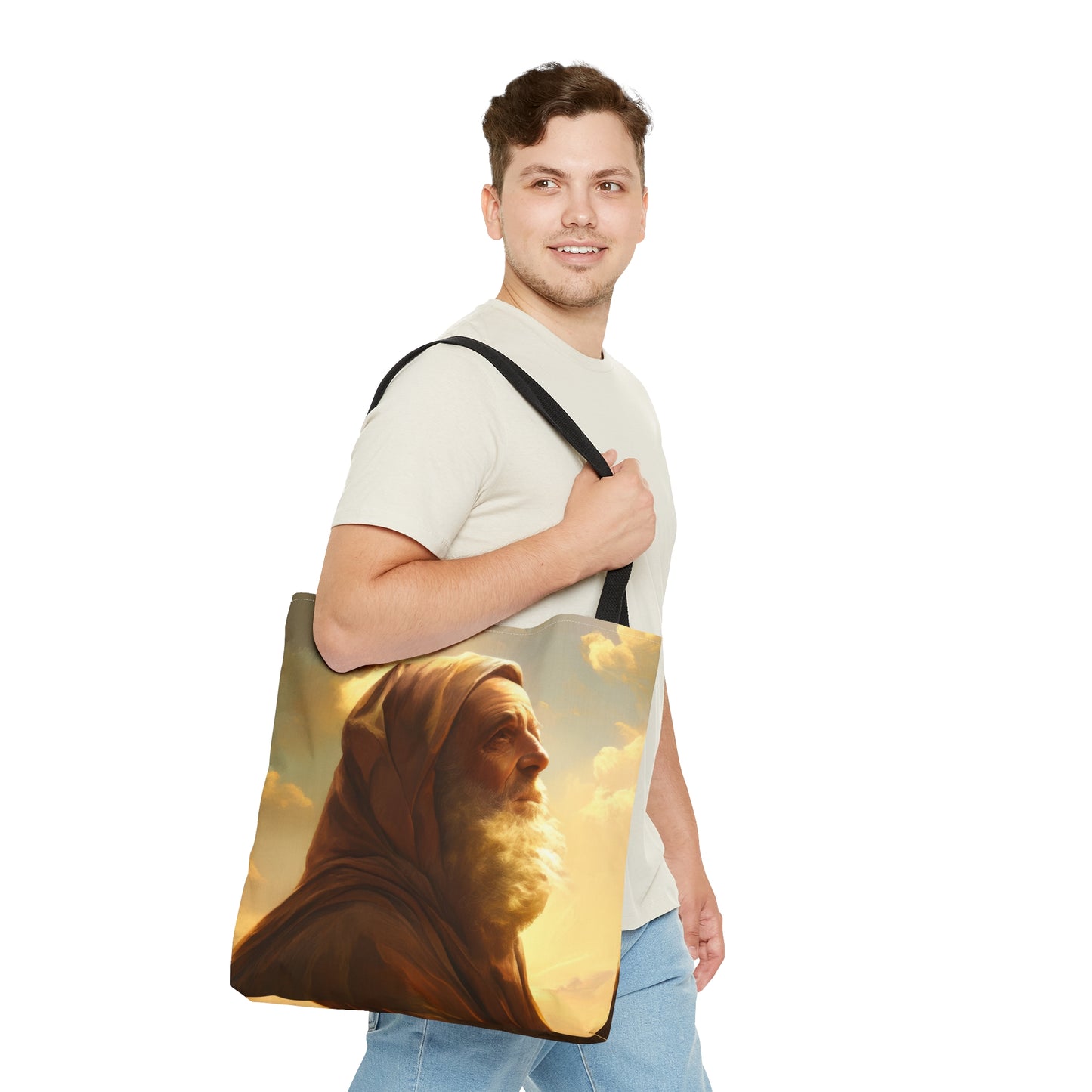 Father Abraham - Tote Bag - Large Medium Small Faith Art Bag - Bible Study Faith Purse - Double Sided