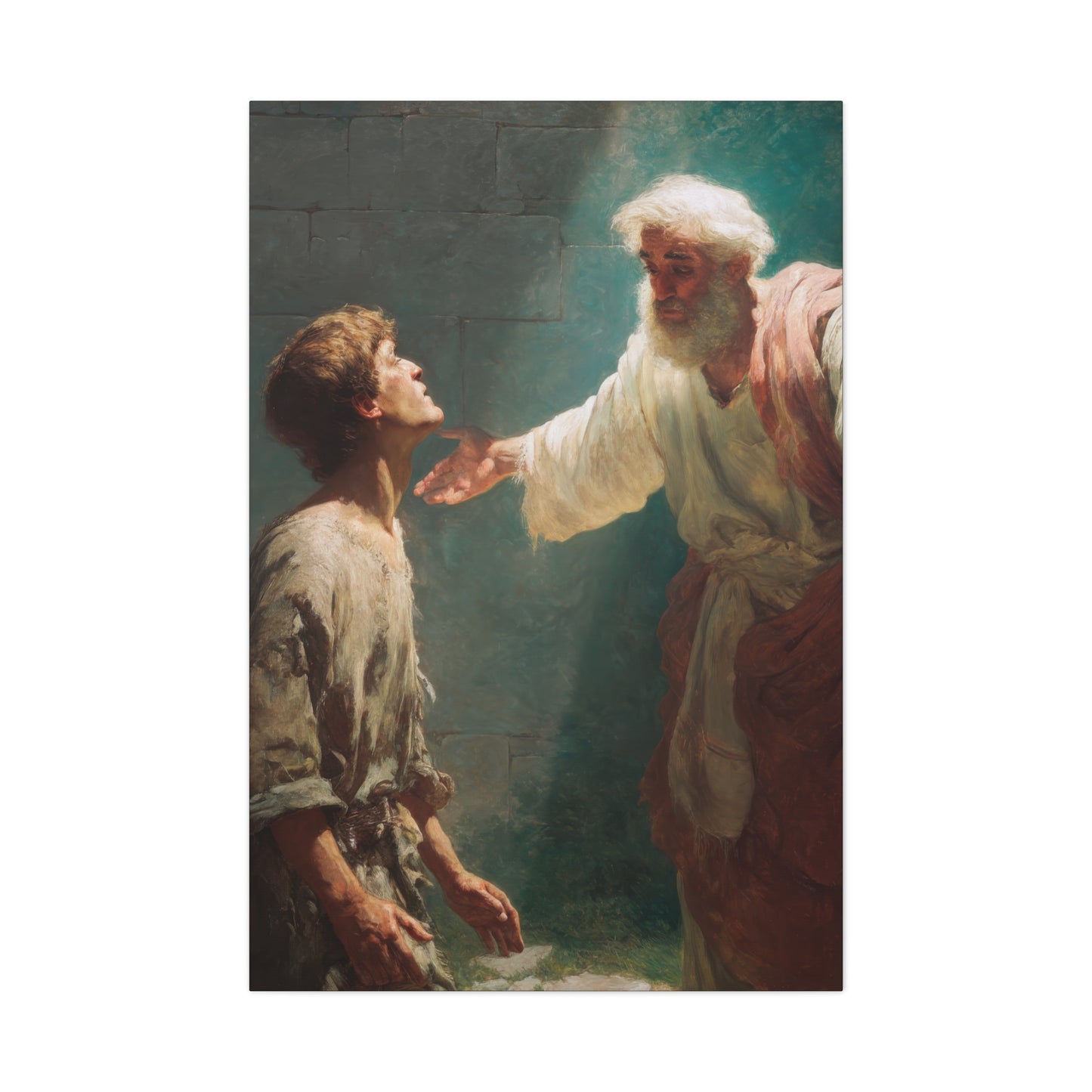Homecoming of the Prodigal Son - Gallery Wrapped Canvas - Print - Religious Art for your Home - Catholic Art Print