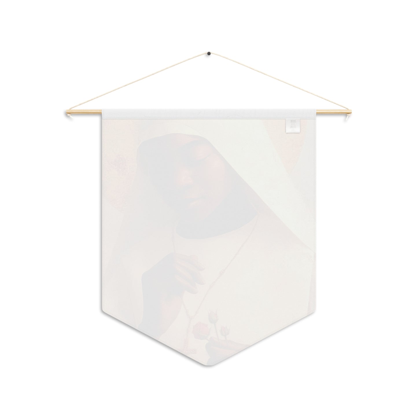 Blessed Marie-Clementine Anuarite Nengapeta - Pennant / Banner / Wall Hanging - Prayer room art - Catholic Home - 18" x 21"