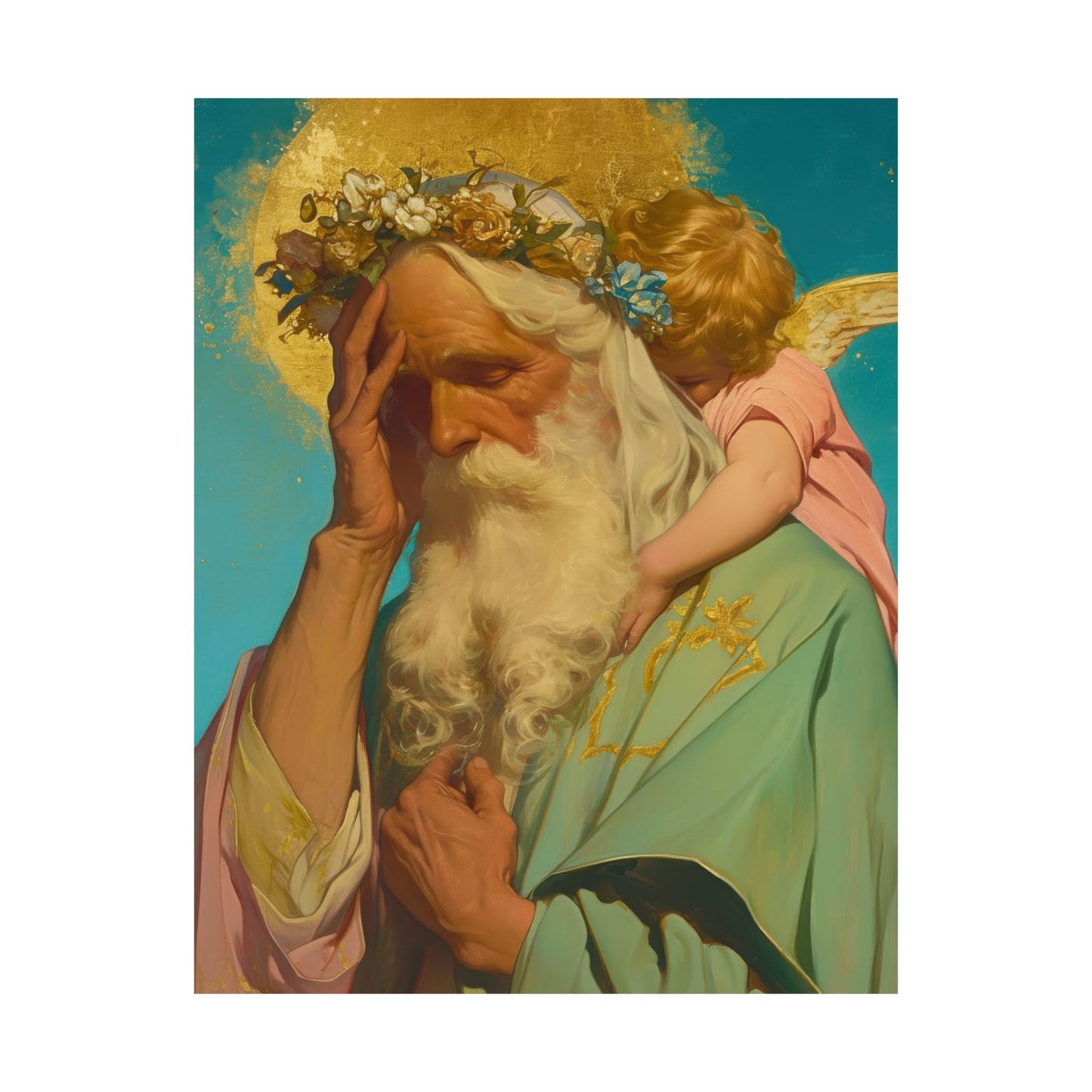Saint Alexis Falconieri - Sanctified Souls Print - Multiple Sizes - Premium Posters - Catholic Art - Christian Home Decor Artwork