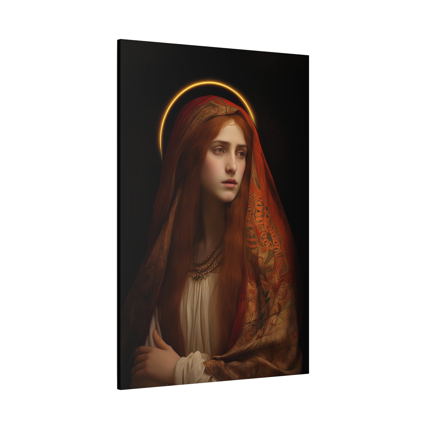 The Beloved Disciple - Mary Magdalene's Devotion - Museum Wrapped Canvas - Sanctified Souls Print - Religious Art for your Home