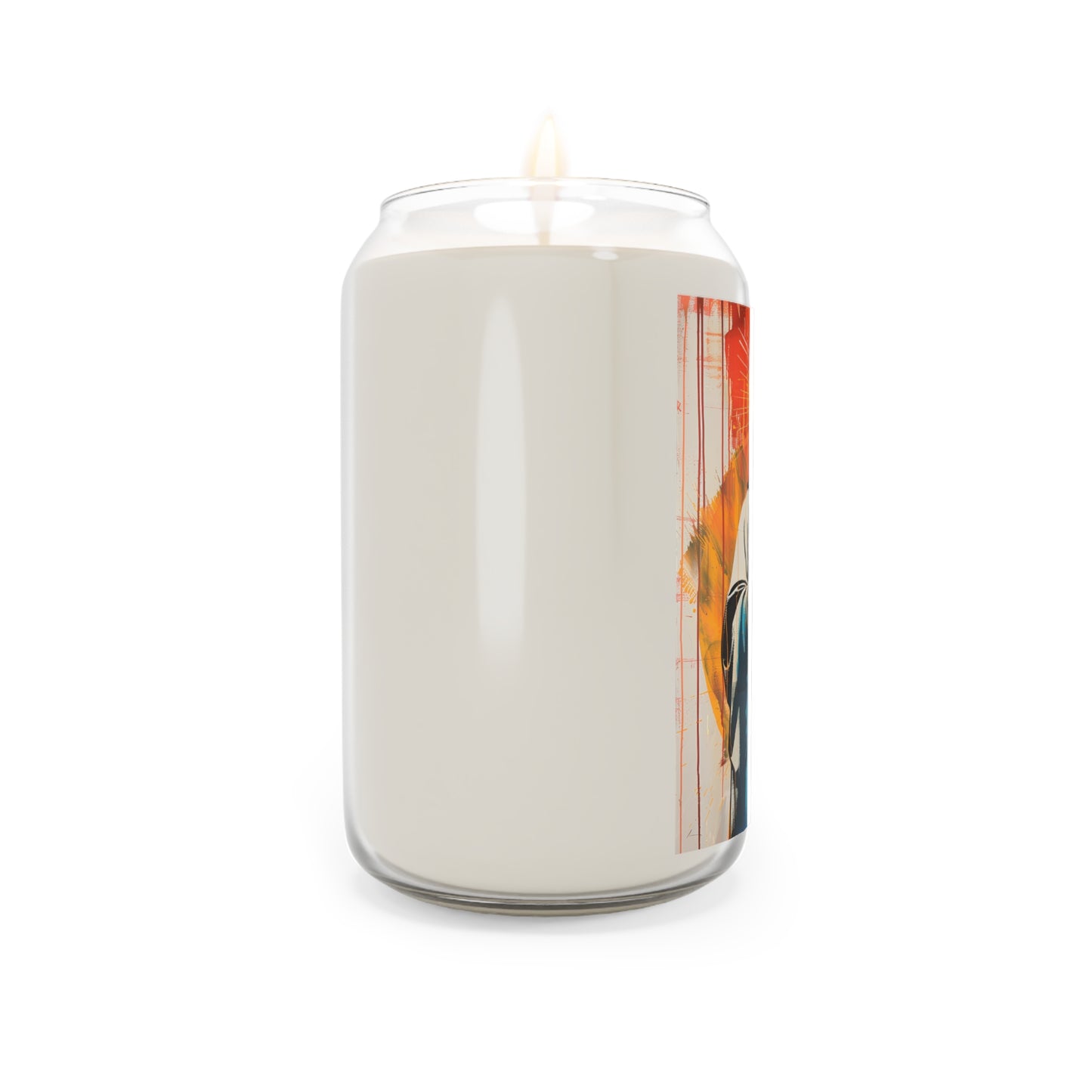 Jesus, King of Peace and Light - Scented Prayer Candle, 13.75oz -  Candle - Catholic Art - prayer room Scented Candle - Portrait of Christ