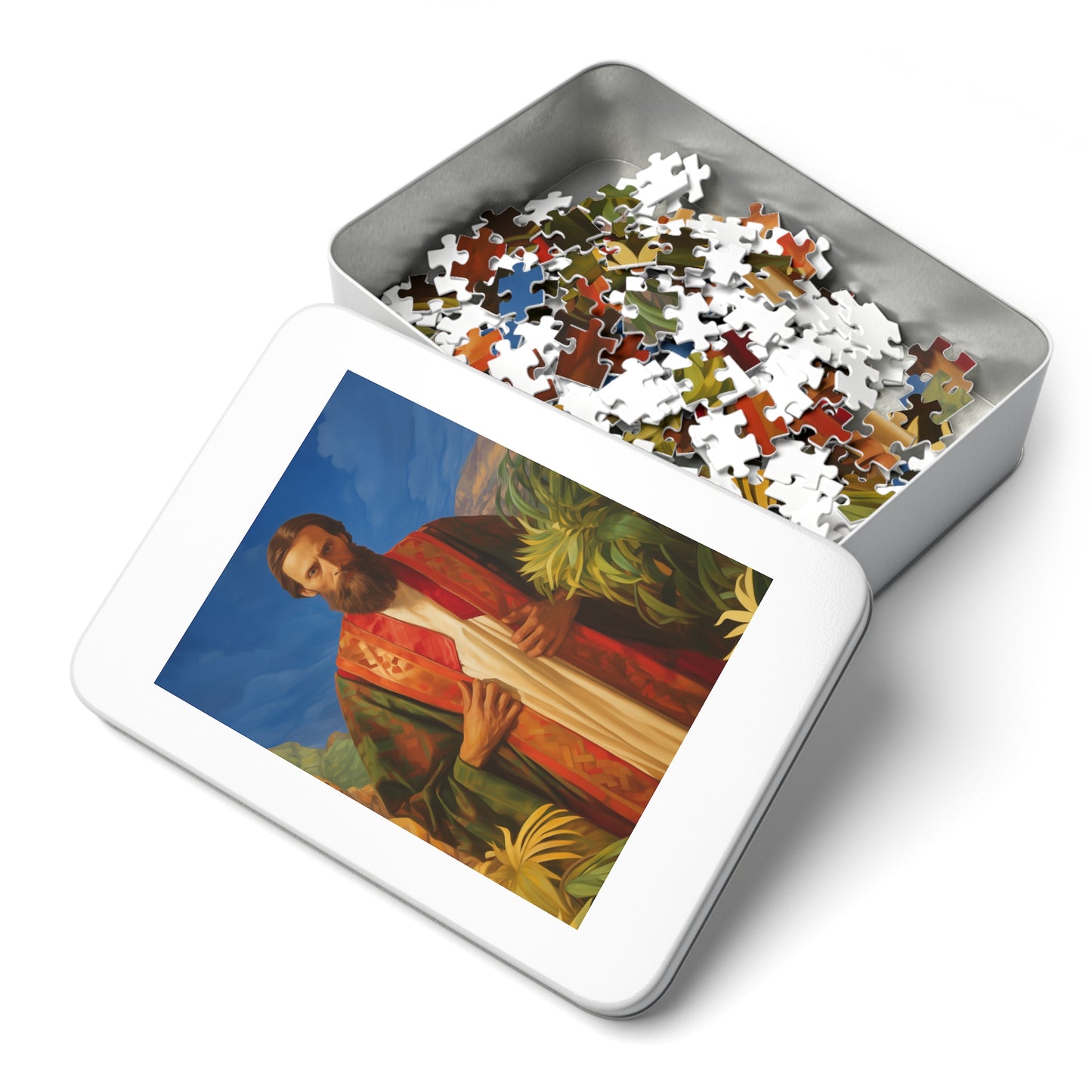 Saint John the Baptist - Puzzle and Keepsake Tin - Jigsaw Puzzle (30, 110, 252, 500,1000-Piece) - Religious Puzzle