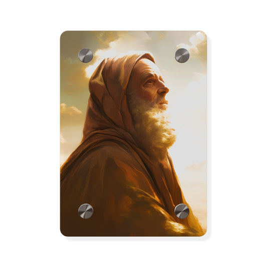 Father Abraham Wall Art Panel - Ready to Hang Acrylic Print - Catholic Saint Art - Patron Saint Print - No Frame needed