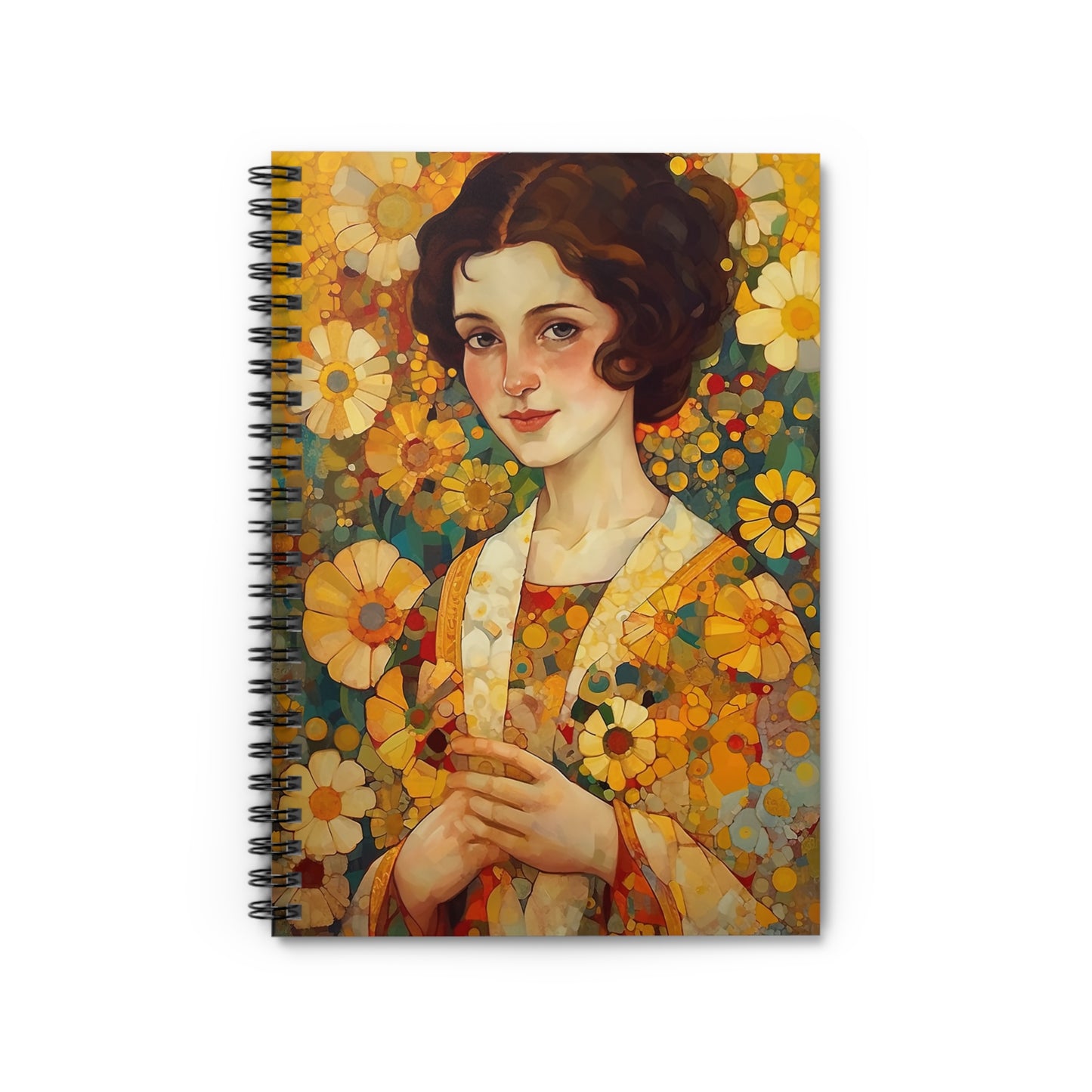 Saint Gianna Beretta Molla  Journal - Sanctified Souls Art - Religious Based Notebook - Spiral Notebook - Ruled Line
