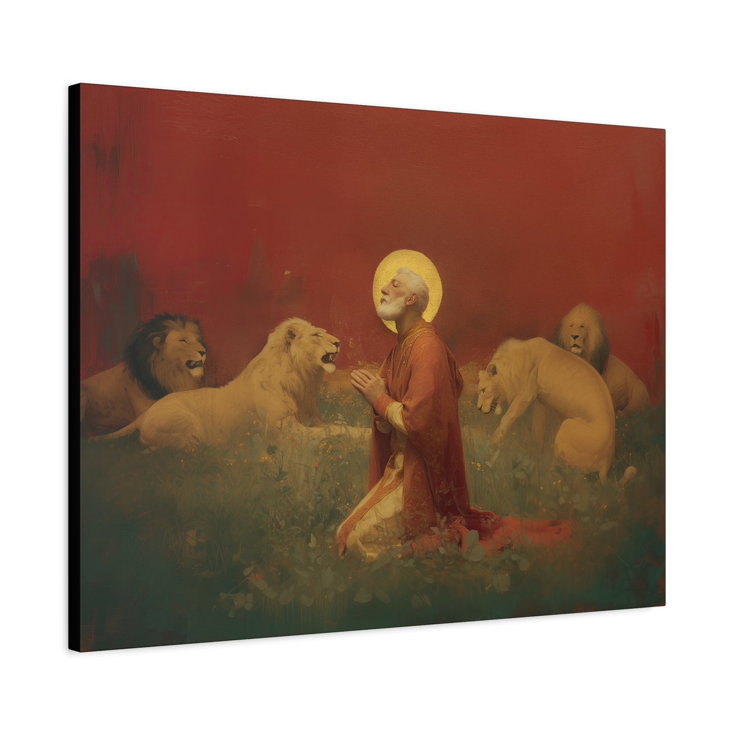 Saint Ignatius of Antioch -  Museum Wrapped Canvas - Sanctified Souls Print - Religious Art for your Home - Catholic Patron Saint Art