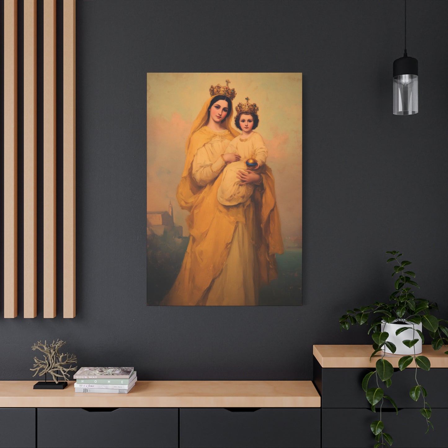 Our Lady of Prompt Succor - Gallery Wrapped Canvas - Print - Religious Art for your Home - Catholic