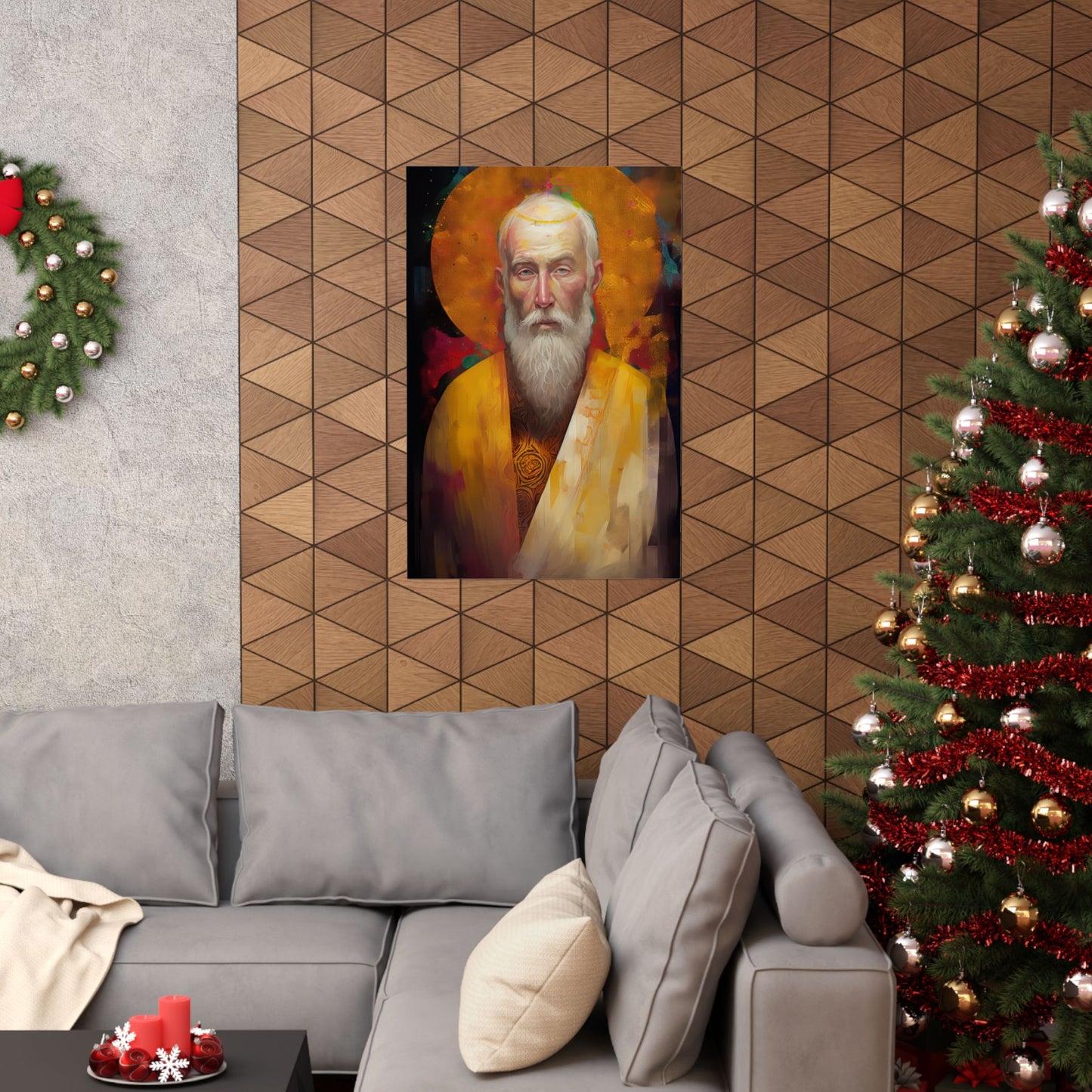 Saint Simon the Apostle Print - Sanctified Souls Print - Multiple Sizes - Premium Matte Vertical Posters