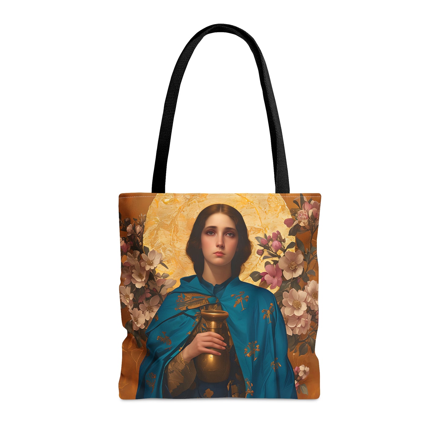 Saint Anastasia the Patrician of Alexandria Tote Bag - Three sizes - Large Medium Small Faith Art Bag - Catholic purse - Double Sided