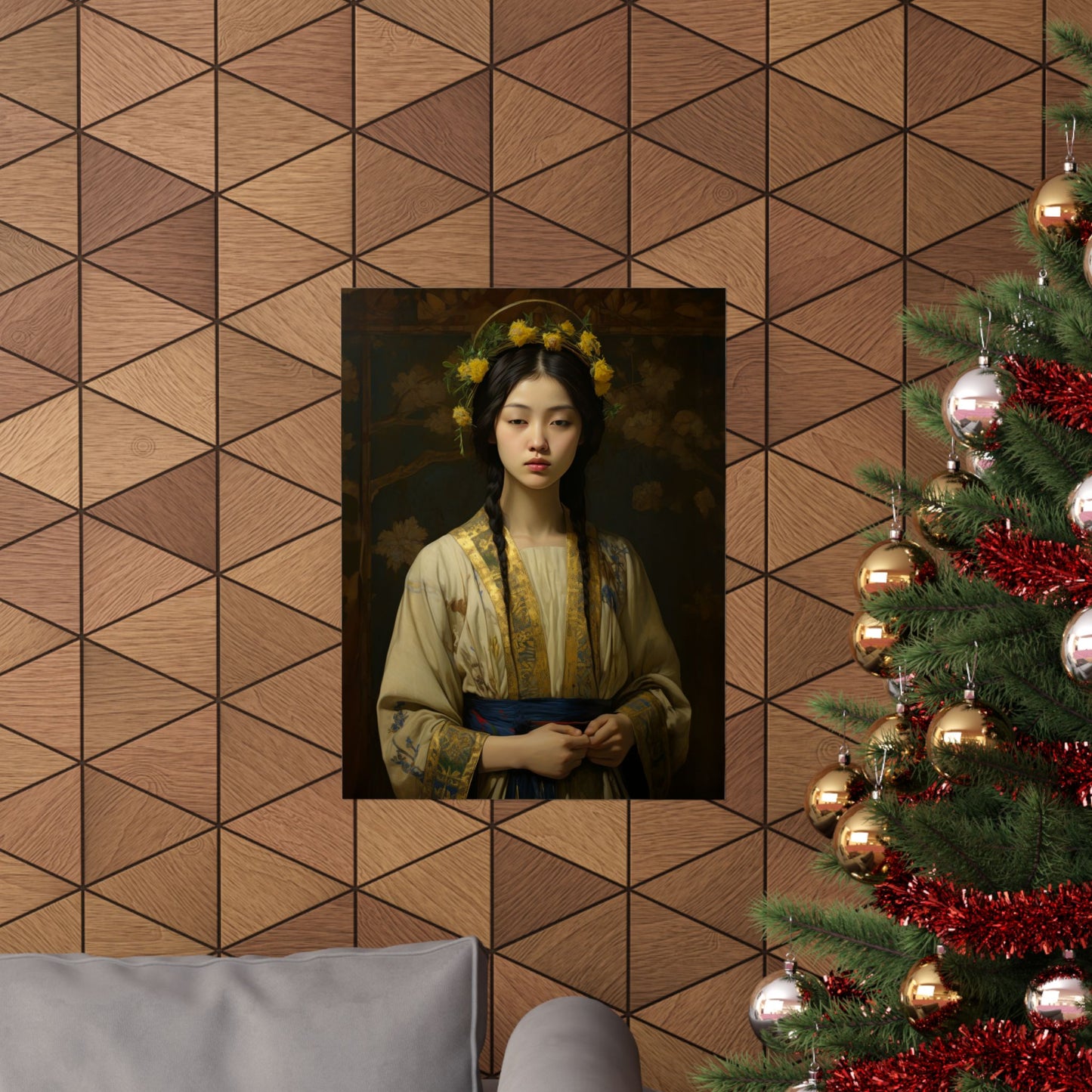 Saint Agatha Lin - Multiple Sizes - Premium Matte Vertical Posters - Catholic Art - Religious Poster - Catholic Saint Art - Multiple Sizes