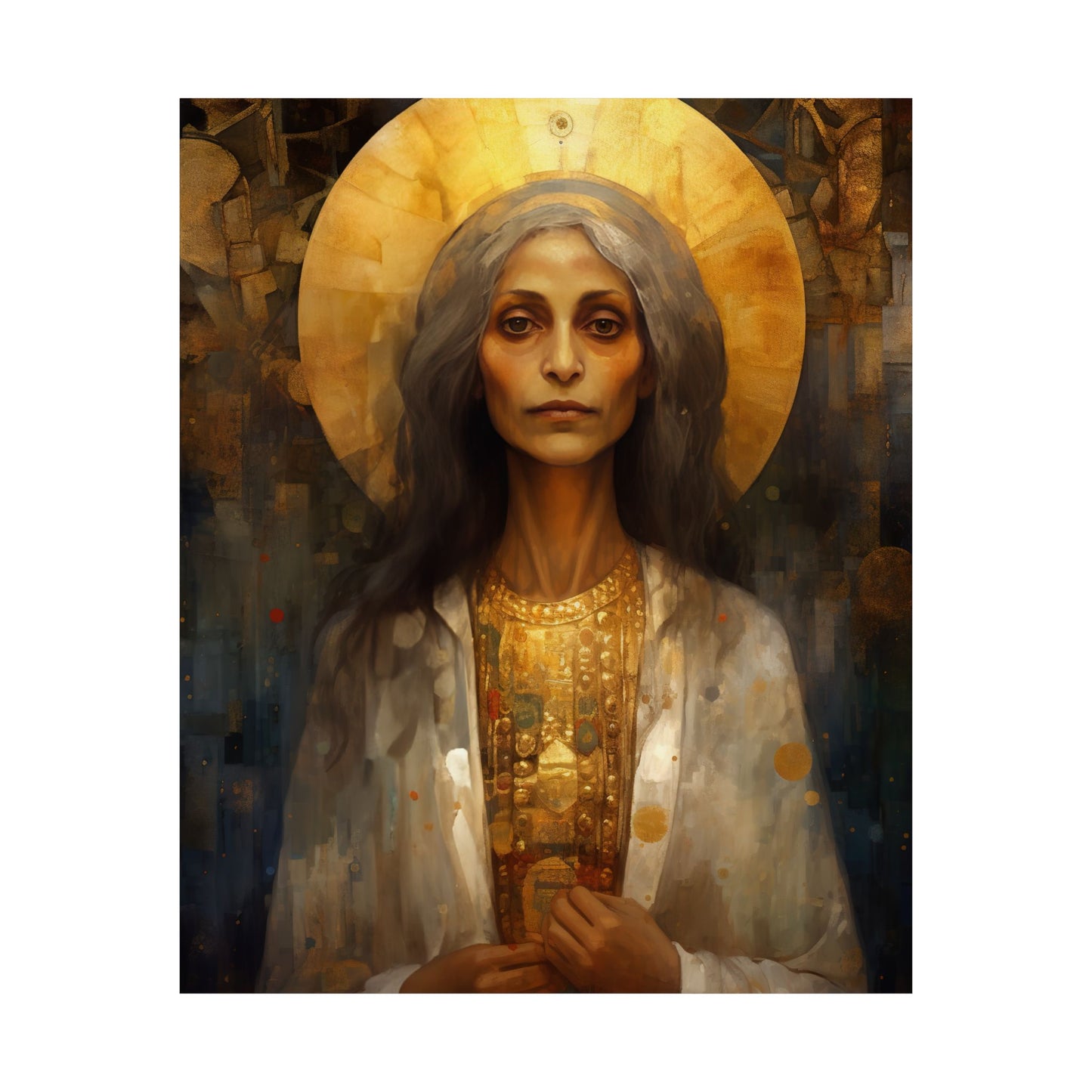 Saint Mary of Egypt Print - Sanctified Souls Print - Multiple Sizes - Premium Matte Vertical Posters