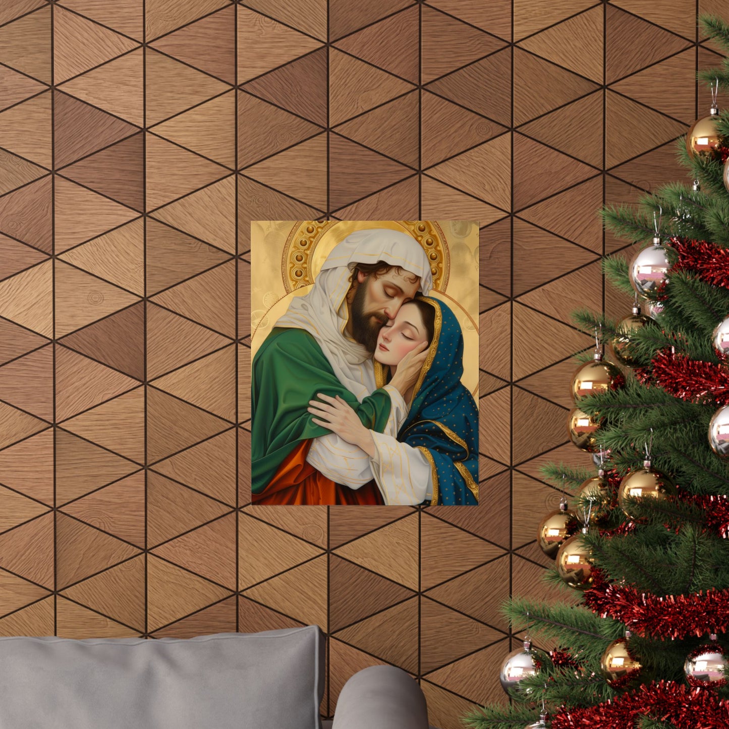 Saints Aquila and Priscilla - Sanctified Souls Print - Multiple Sizes - Premium Matte Vertical Posters - Catholic Art for the home