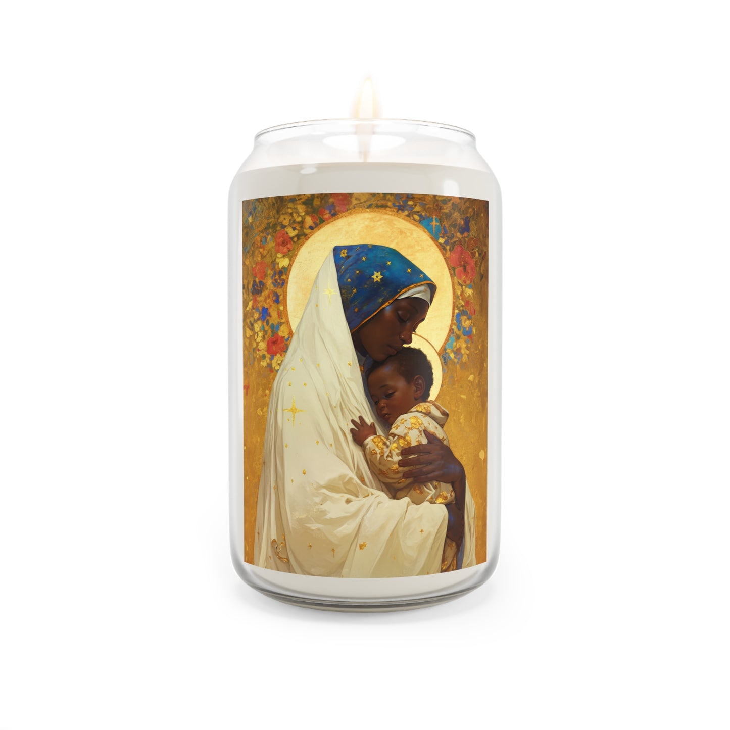 Queen of Peace and Love- Our Lady of Kibeho's Message - Scented Prayer Candle, 13.75oz -  Candle - Catholic Art - prayer room Scented Candle