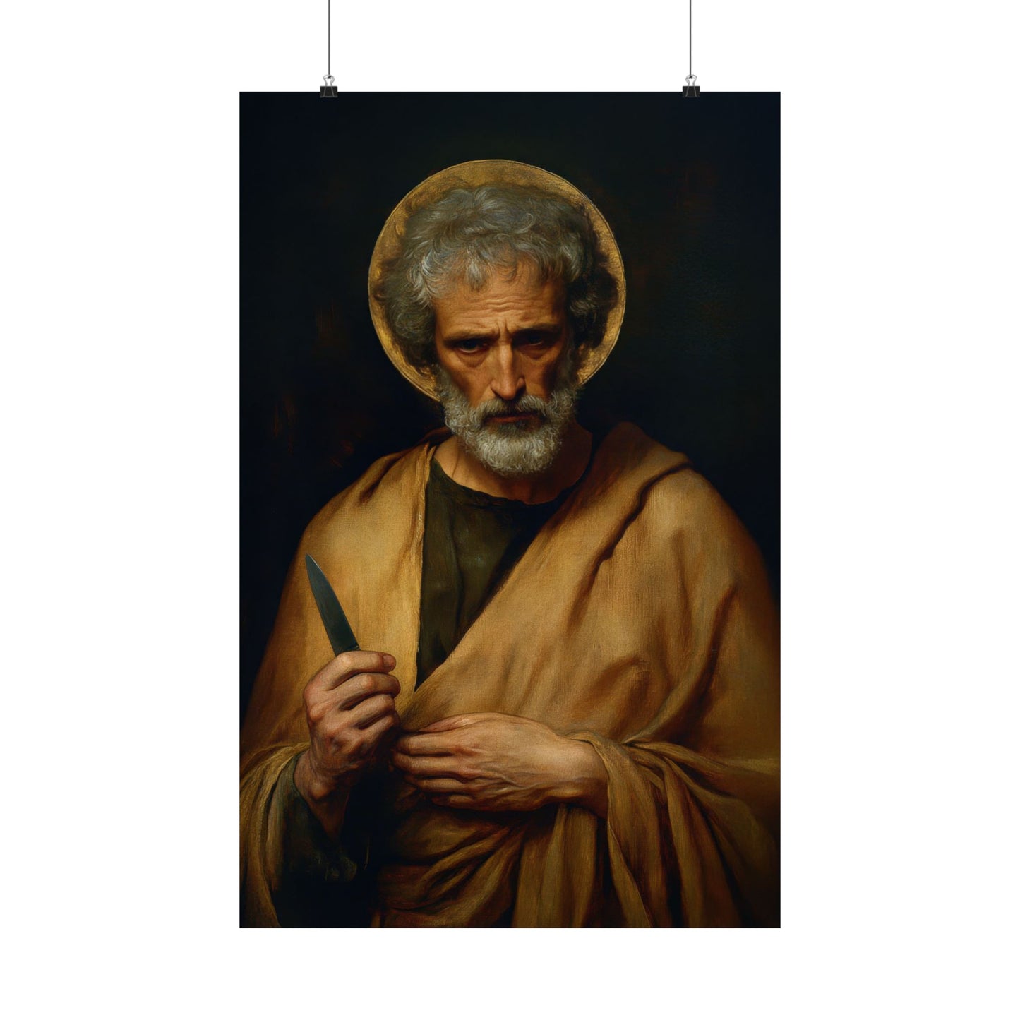 Saint Bartholomew the Apostle - Sanctified Souls Print - Multiple Sizes - Premium Matte Vertical Posters