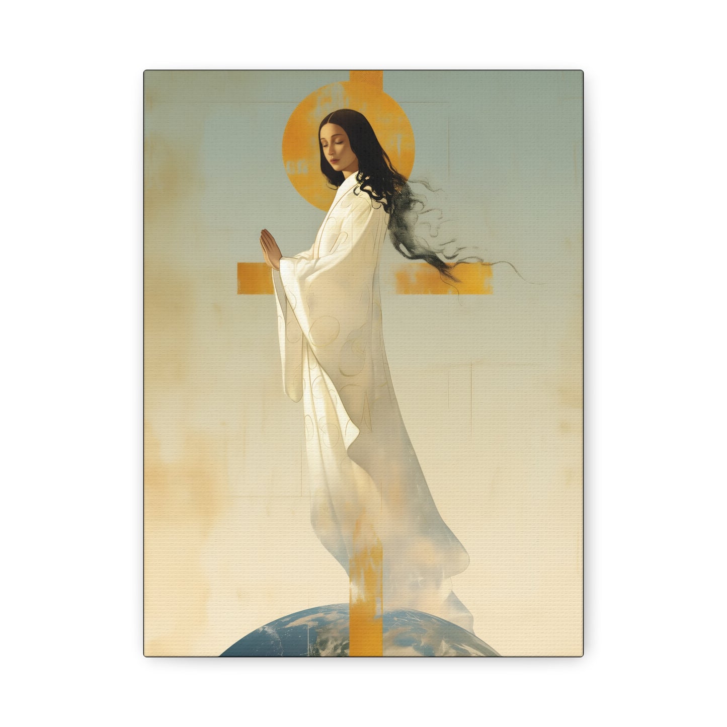 Our Lady of Akita - Mother Mary - Gallery Wrapped Canvas - Print - Religious Art for your Home - Catholic