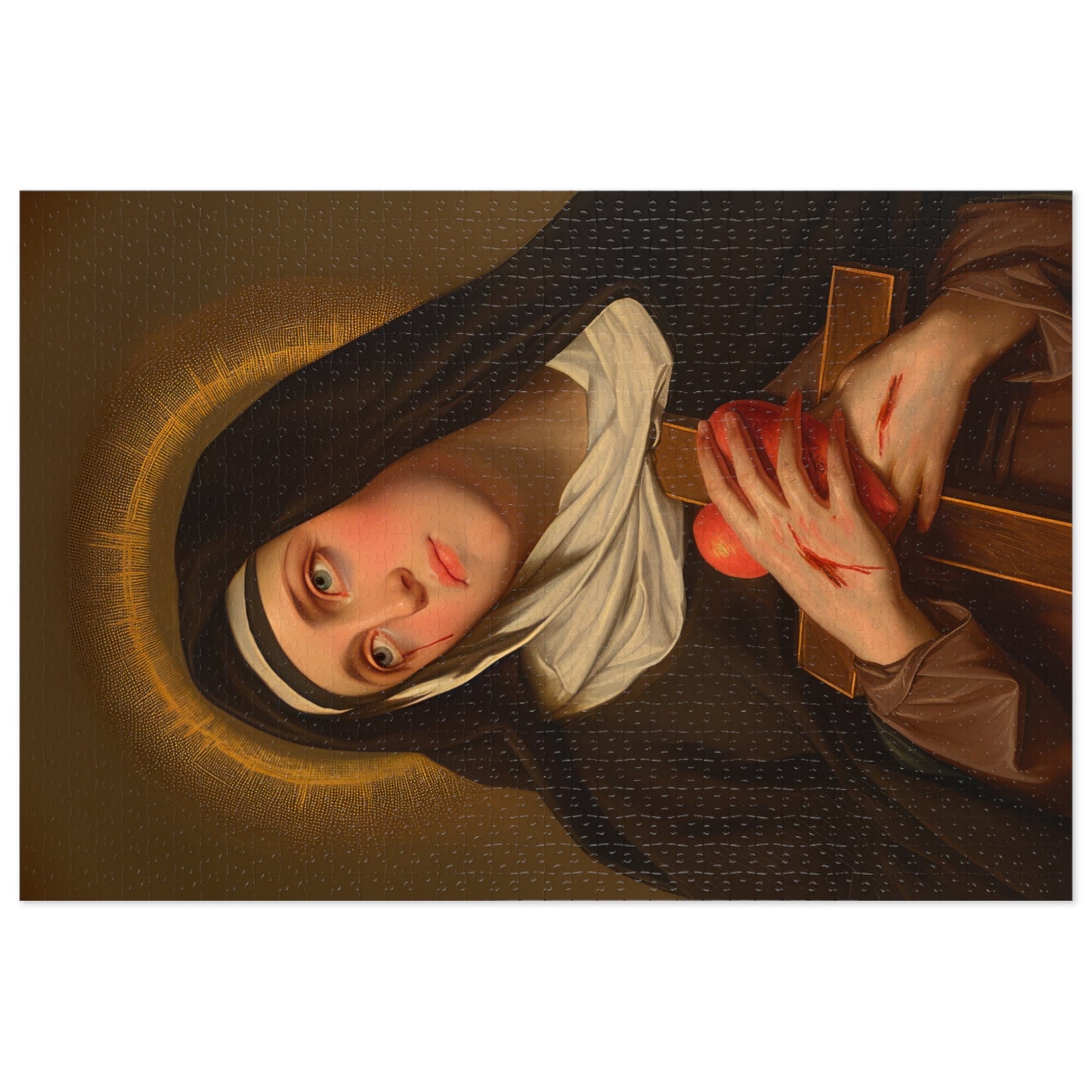 Saint Veronica Giuliani - Puzzle and Keepsake Tin - Religious (30, 110, 252, 500,1000) - Religious Puzzle - Religious
