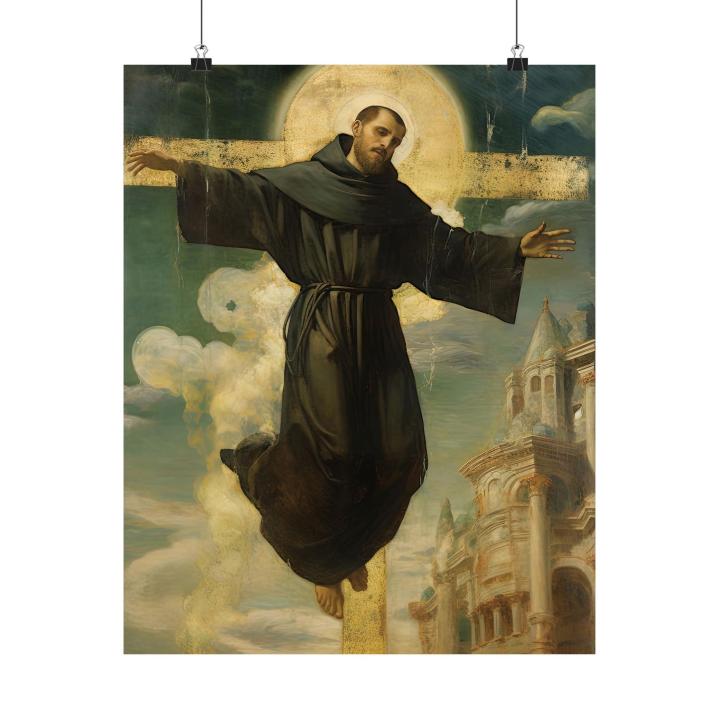 Saint Joseph of Cupertino Print - Sanctified Souls Print - Multiple Sizes - Premium Matte Vertical Posters