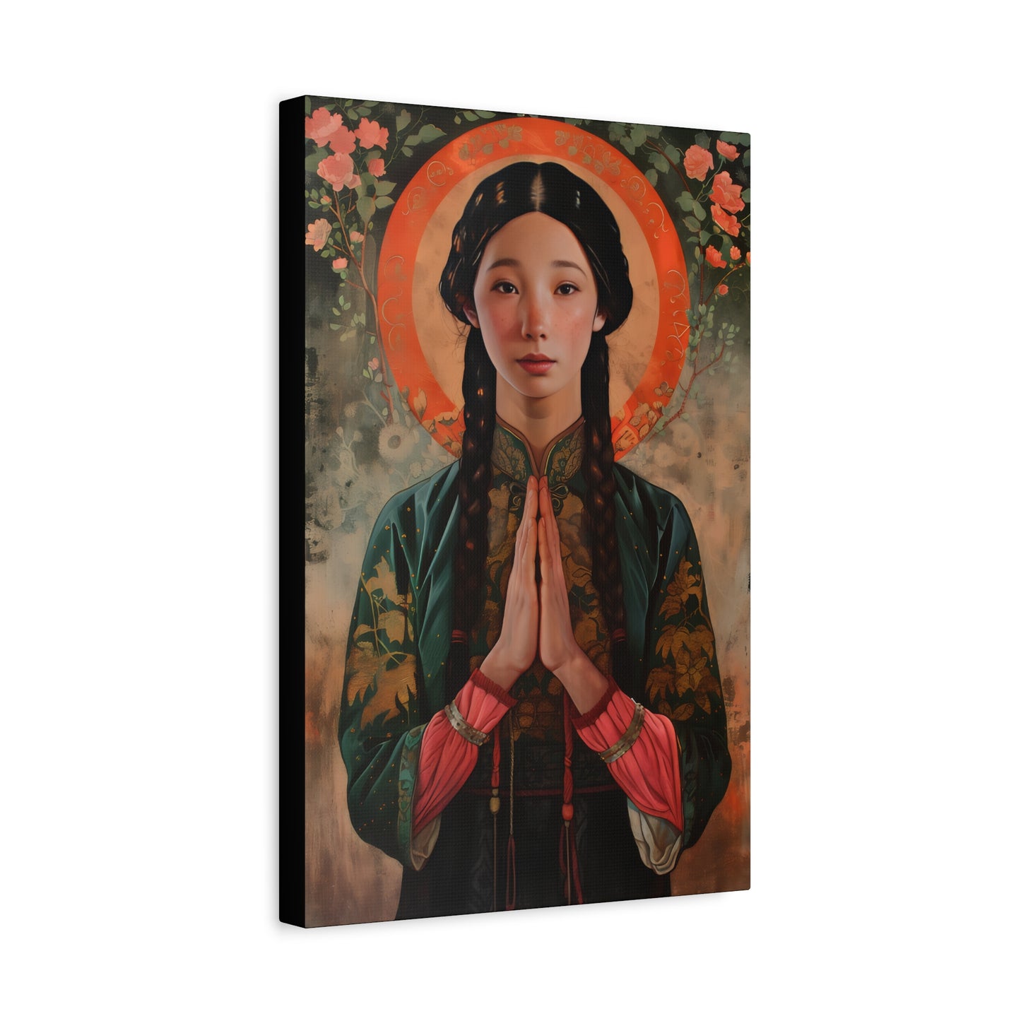 Saint Anna Wang - Museum Wrapped Canvas - Sanctified Souls Print - Art for your Home - Religious Art -  Martyr of China