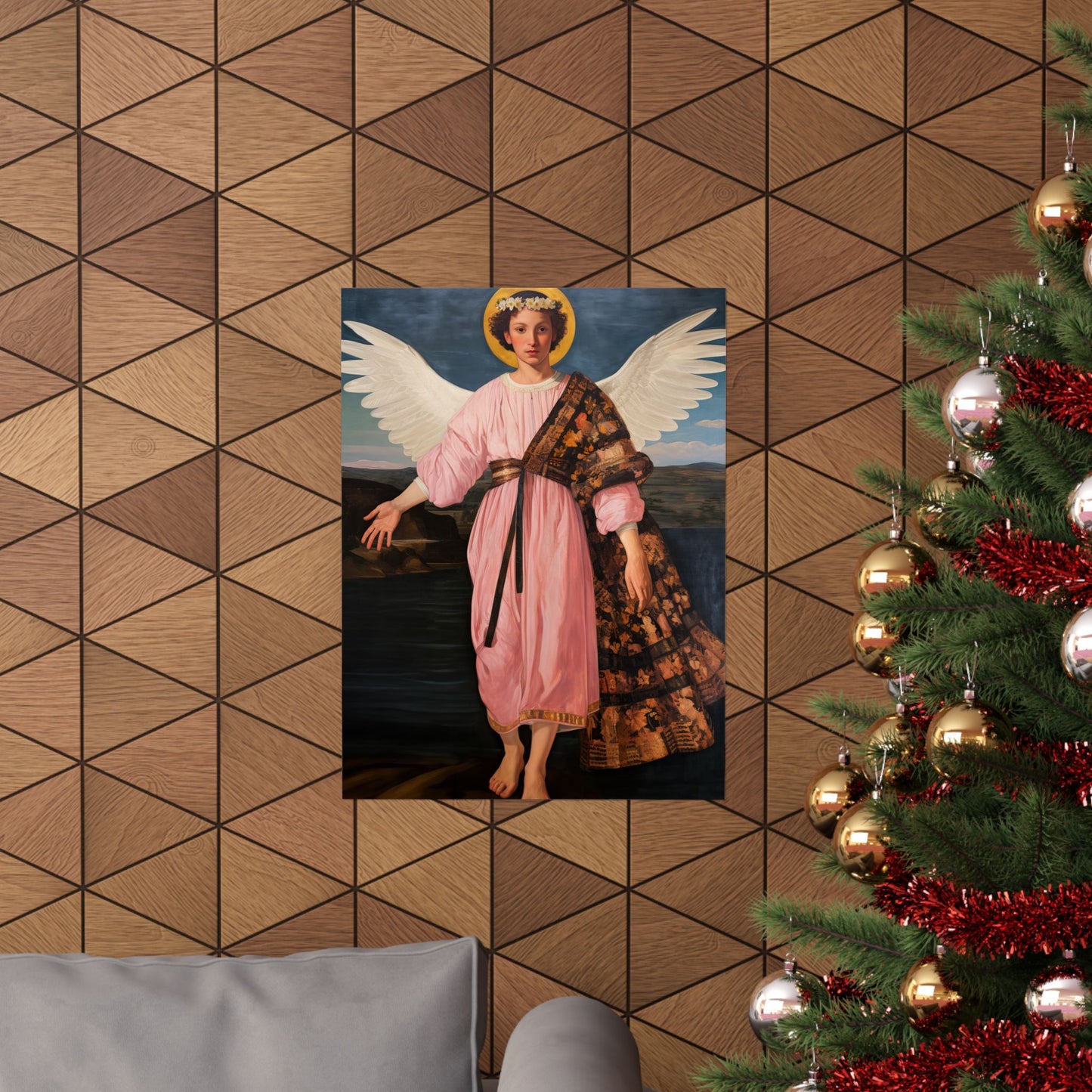 Saint Raphael the Archangel - Sanctified Souls Print - Multiple Sizes - Premium Matte Vertical Posters