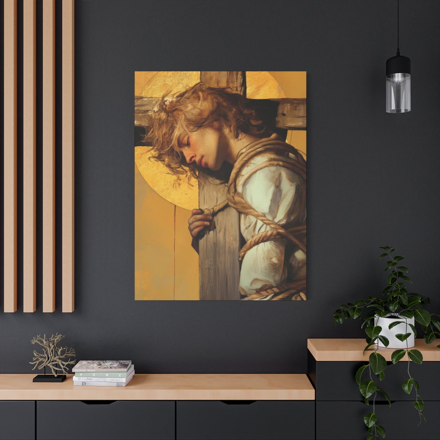 Saint Dismus, The 'Good Thief' - Gallery Wrapped Canvas - Print - Religious Art for your Home - Catholic Art