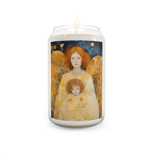 A Guardian's Devotion - Scented Prayer Candle, 13.75oz - Tall Size - Religious Prayer Candle - Catholic Art - Gift  - Guardian Angel