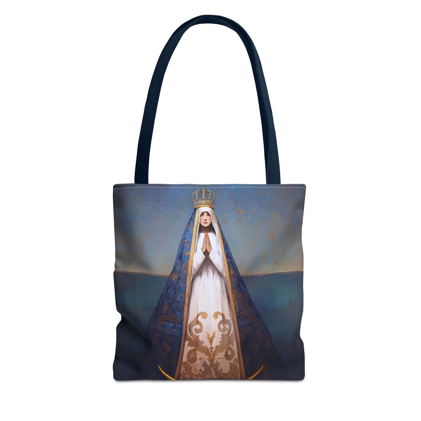 Virgen del Valle - Mother Mary  - Virgin of the Valley - Marian Art - Tote Bag - Large Medium Small Faith Art Bag - Tote Purse