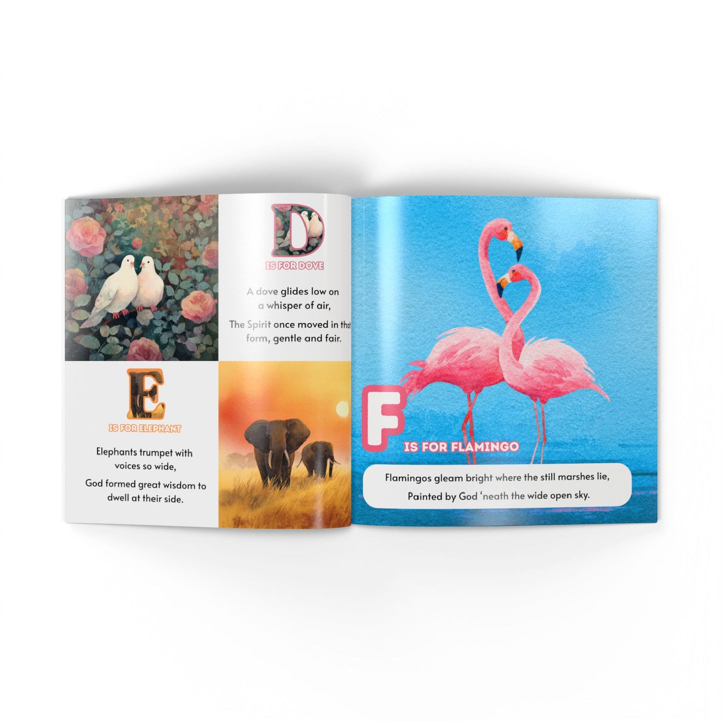 D is for Dove (Softcover) Noah's Ark ABC Book | Christian Animal Alphabet for Kids | Bible Animals Children's Book | Christian Kids Book