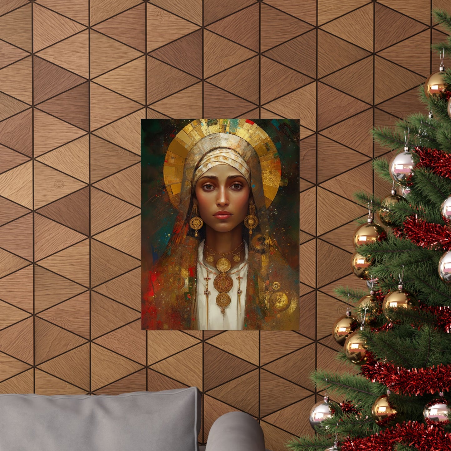 Saint Julia of Carthage - Sanctified Souls Print - Multiple Sizes - Premium Matte Vertical Posters