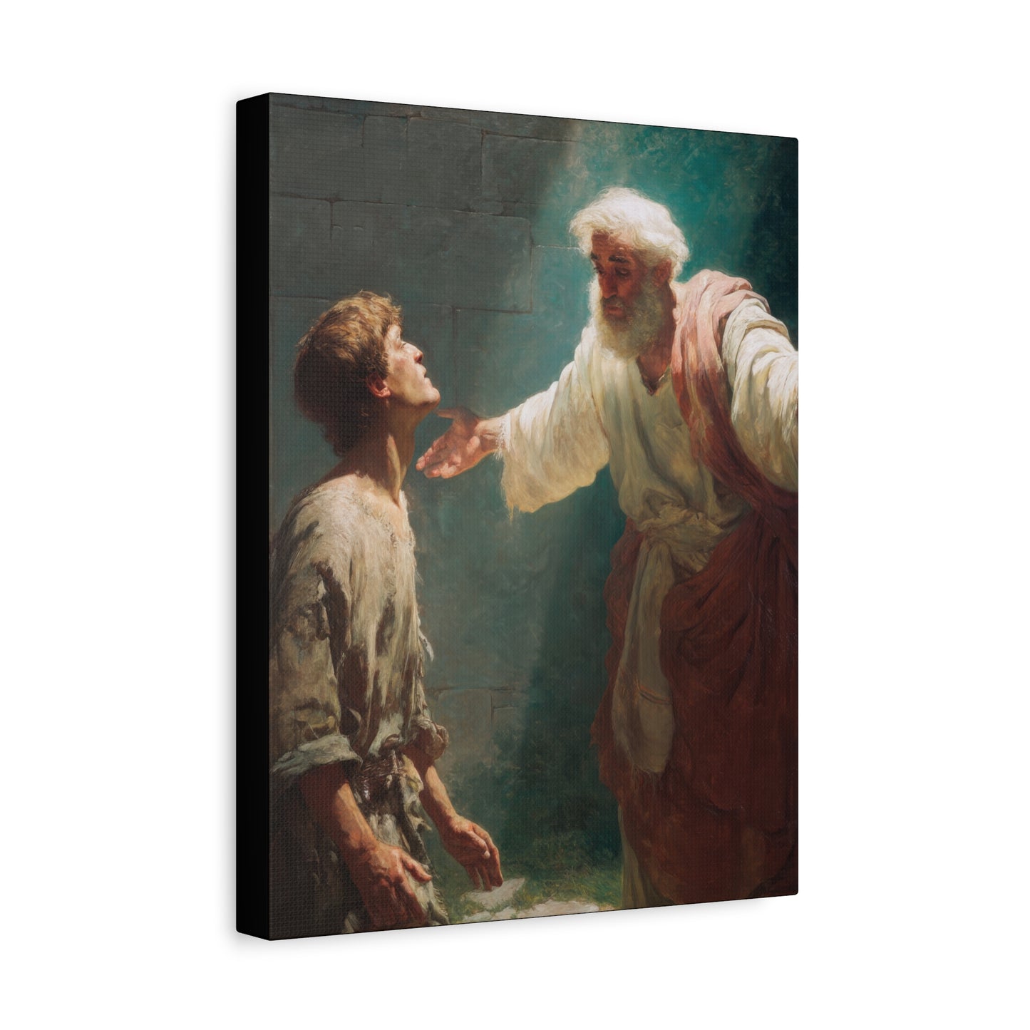 Homecoming of the Prodigal Son - Gallery Wrapped Canvas - Print - Religious Art for your Home - Catholic Art Print
