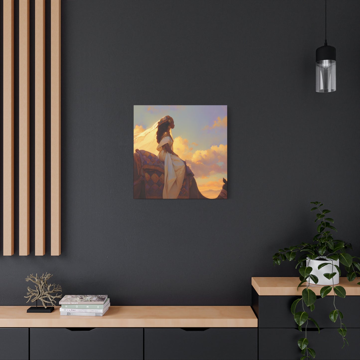 Queen of Sheba - Gallery Wrapped Canvas - Print - Religious Art for your Home - Catholic Art