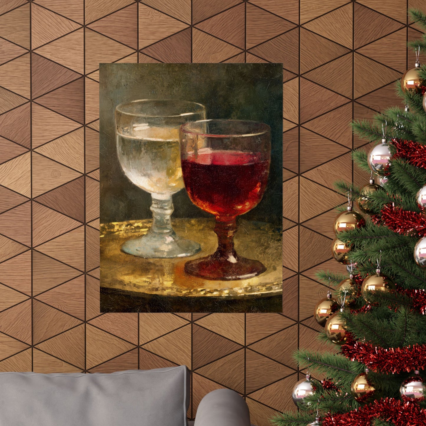 Cana and the Miracle of Abundance - Water into Wine - Sanctified Souls Print - Multiple Sizes - Premium Matte Vertical Posters