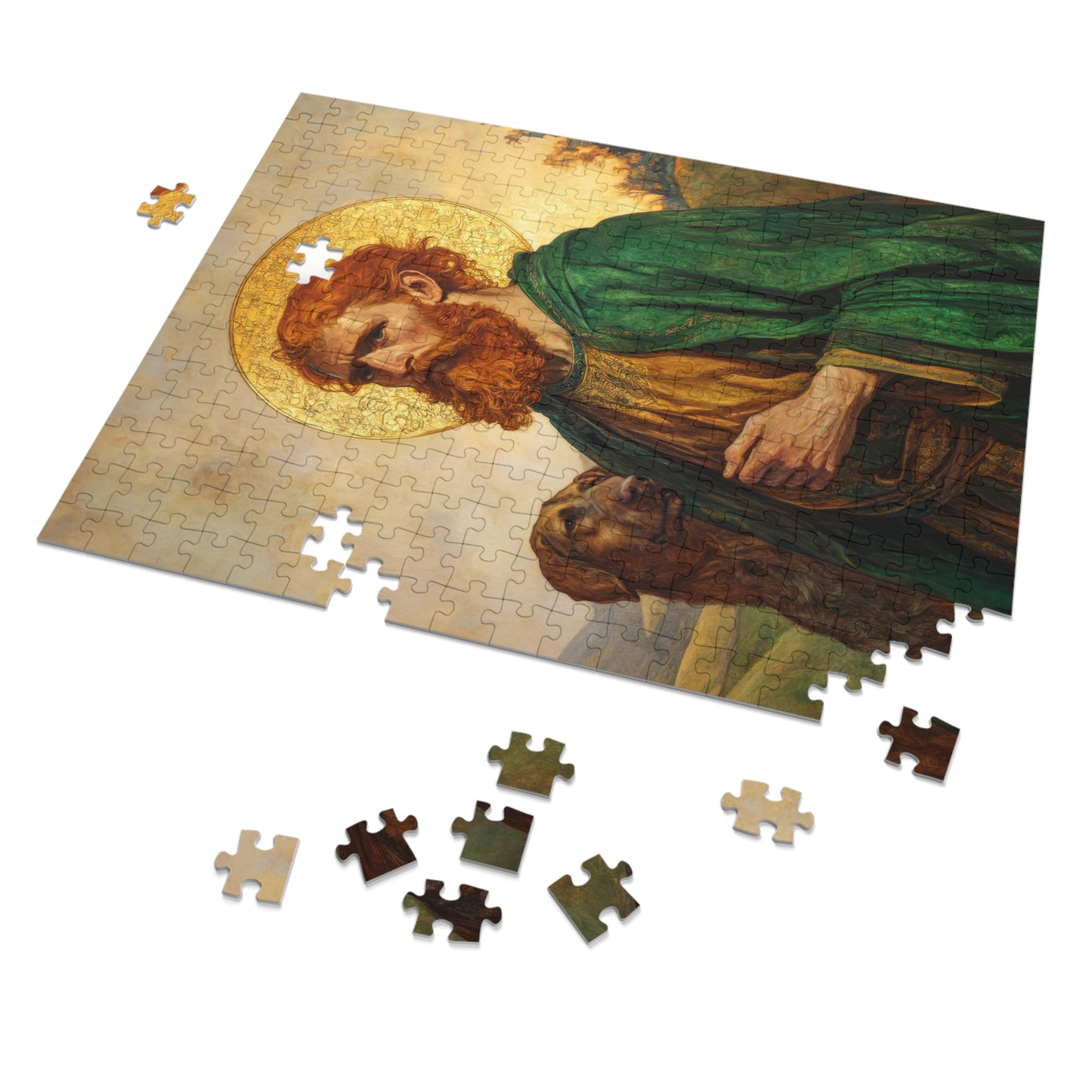 Saint Andrew the Scot - Puzzle and Keepsake Tin - Religious (30, 110, 252, 500,1000) - Religious Puzzle - Gifts for Catholic Families