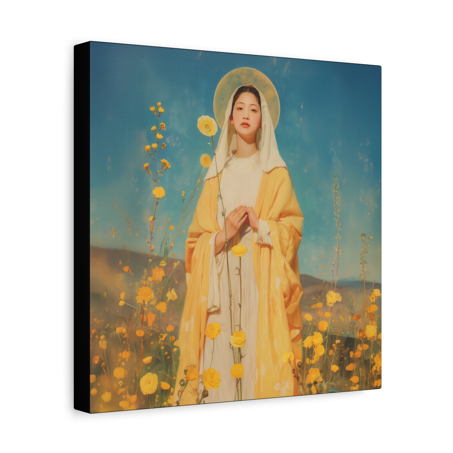 Saint Agatha Lin - Gallery Wrapped Canvas - Print - Religious Art for your Home - Catholic Art