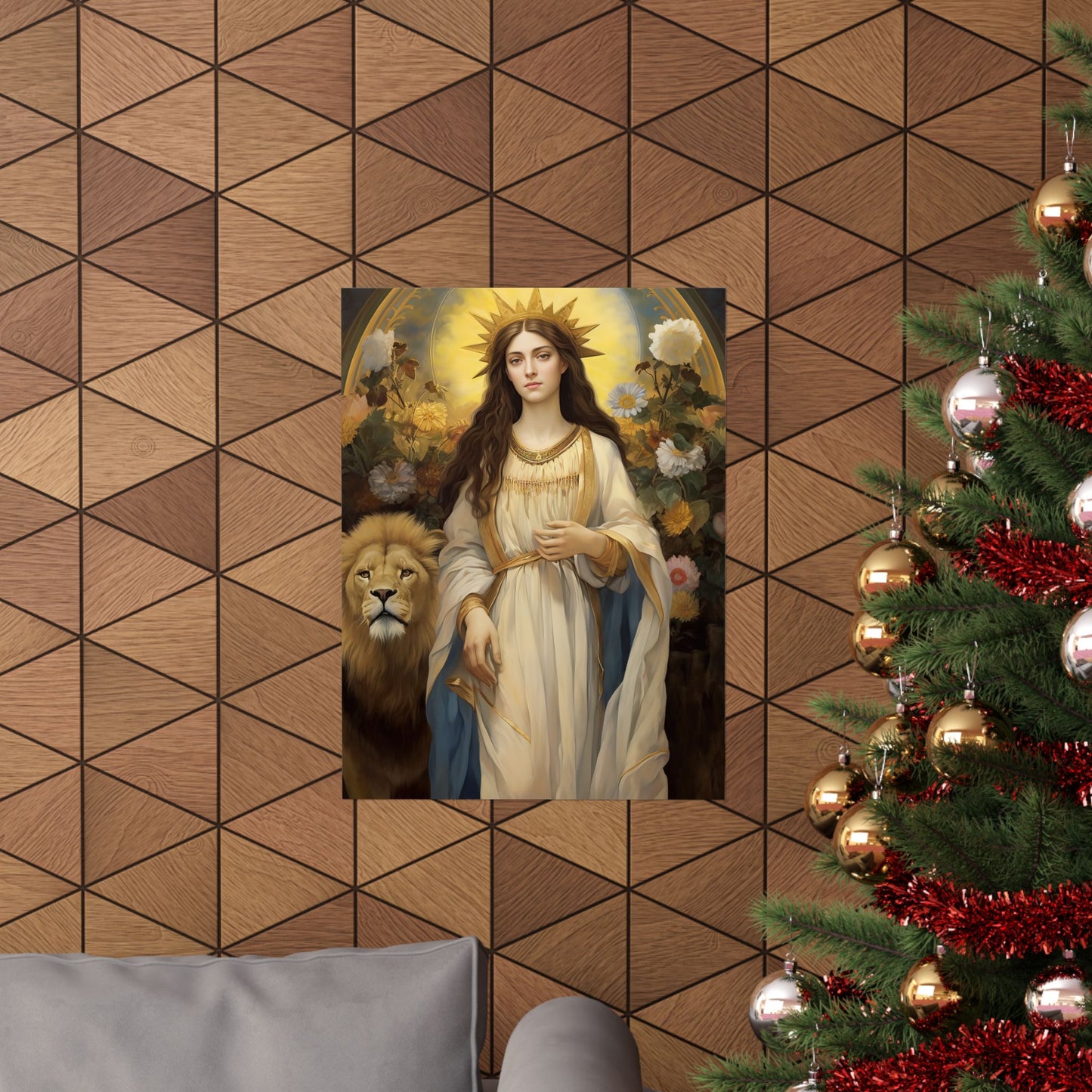 Saint Thecla - Sanctified Souls Print - Multiple Sizes - Premium Matte Vertical Posters
